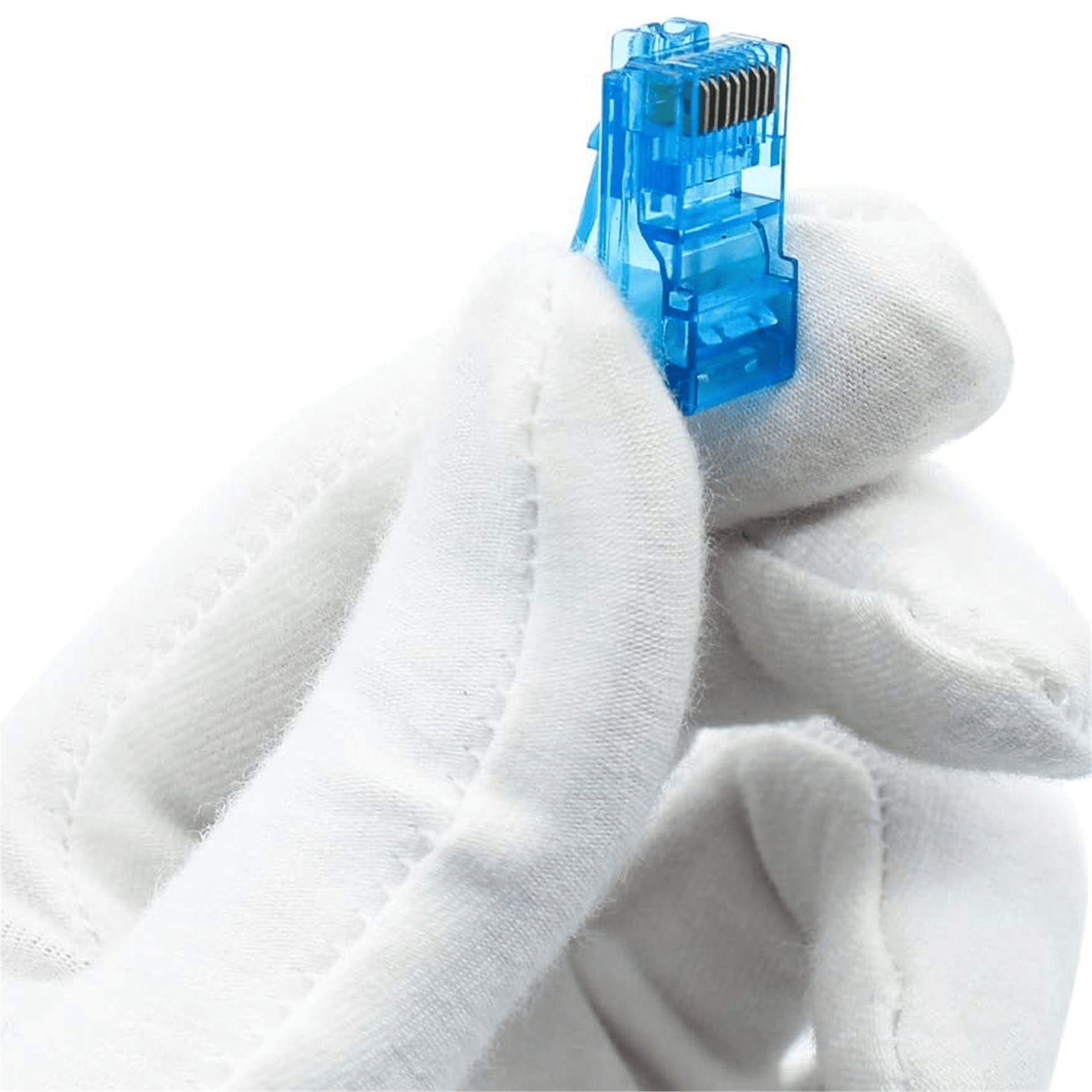 Powermaster Powermaster PM-22702 RJ45 RJ45 CAT6 8P/8C Mavi Soket (100'lü Paket) - Fiş - Jack - Şase