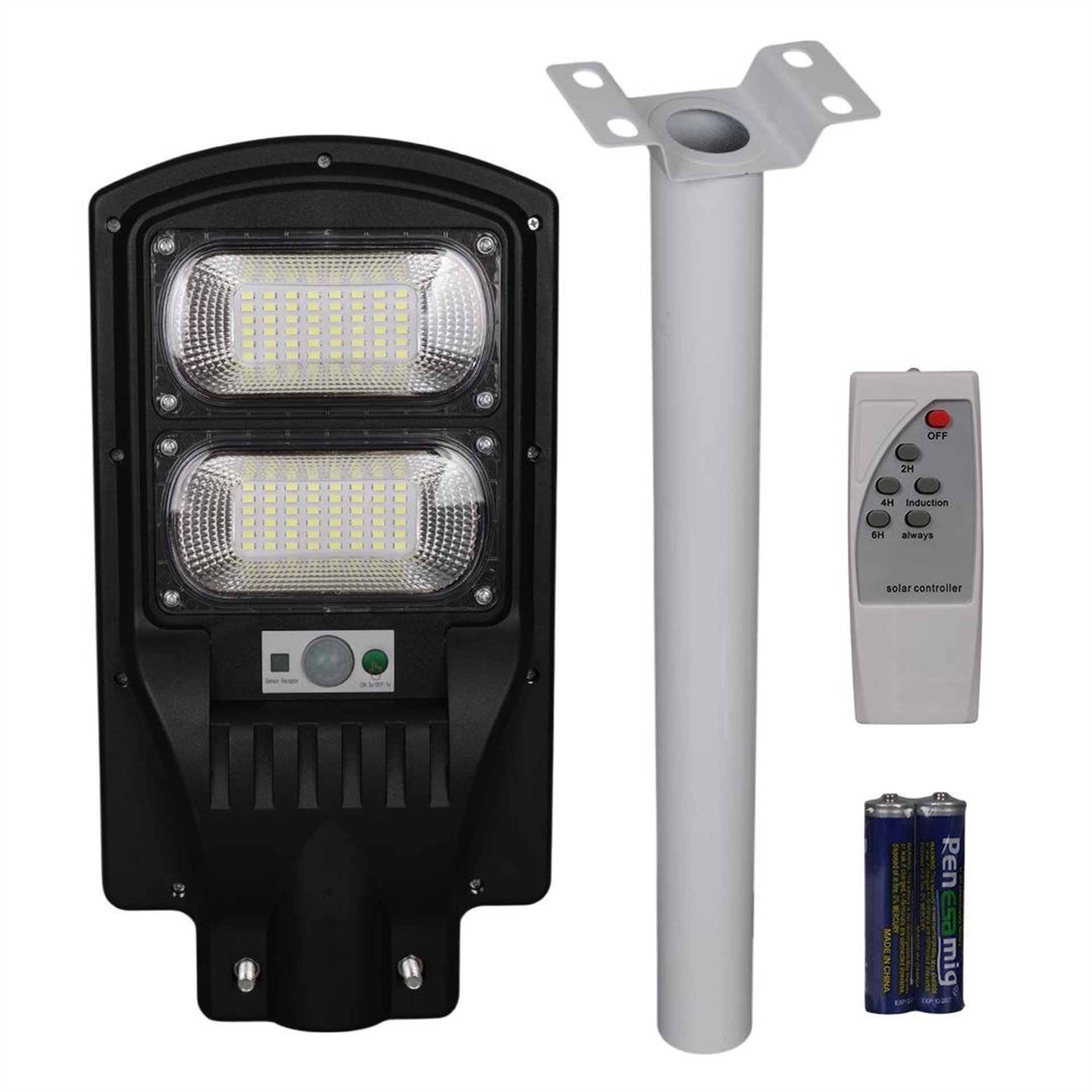 Powermaster Powermaster PM-23012 Solar Ledli Kumandalı 200Watt Sokak Lambası - Ledli Lambalar