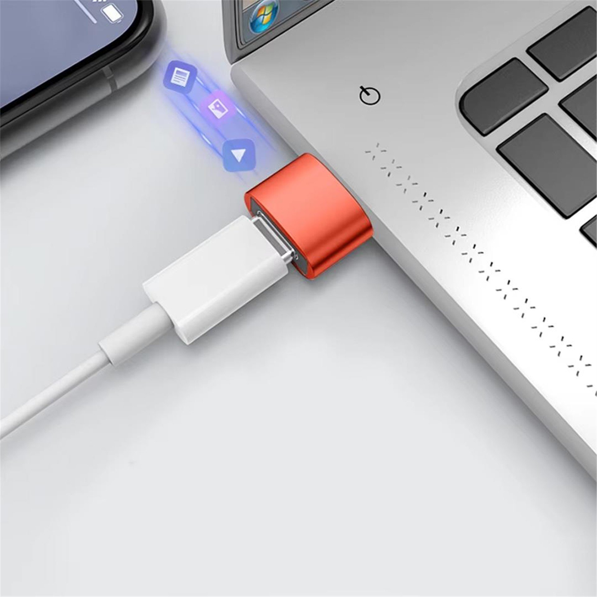Powermaster PowerMaster PM-24188 Erkek USB 3.0 TO Dişi Type-C OTG Ara Aparat 10 Amper Data - Şarj Kablosu - Çevirici ve Dönüştürücü