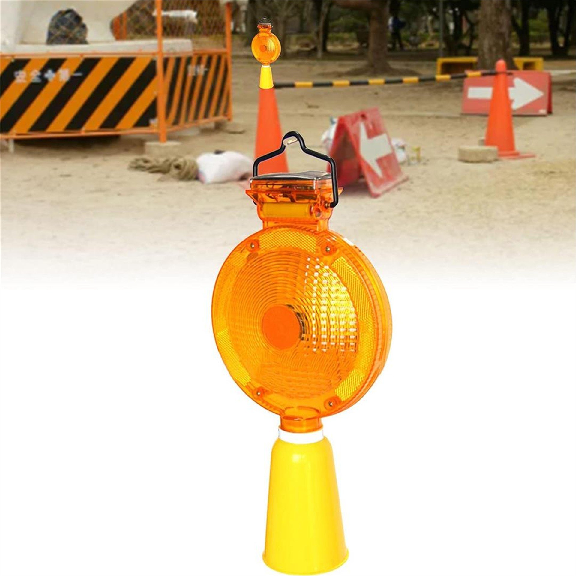 Powermaster Powermaster PM-24458 Solar LED Trafik İkaz Işığı - Ledli Lambalar