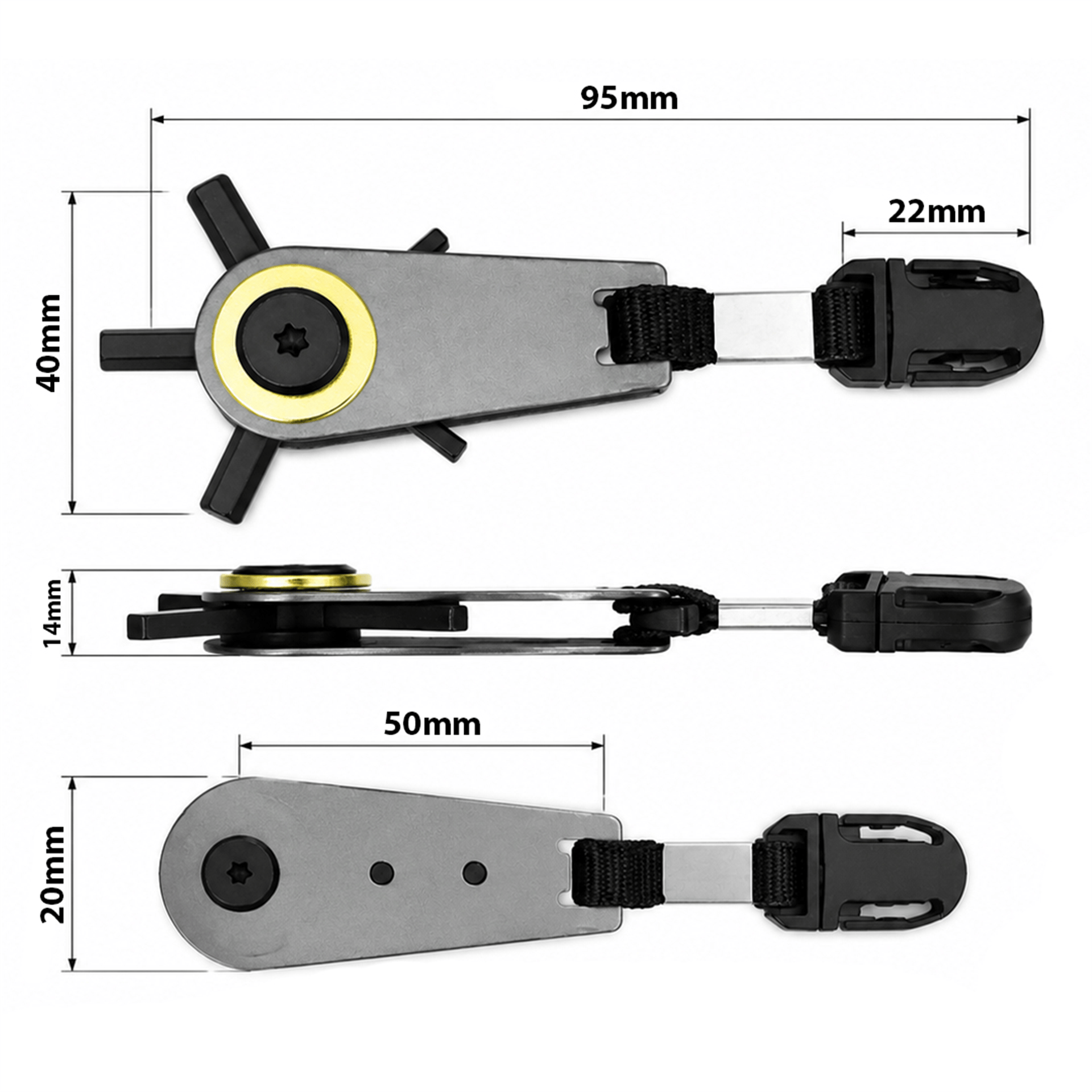 Reyonex POWERMASTER PM-24601 ÇOK FONKSİYONLU KEY CHAIN - Ev ve Yaşam
