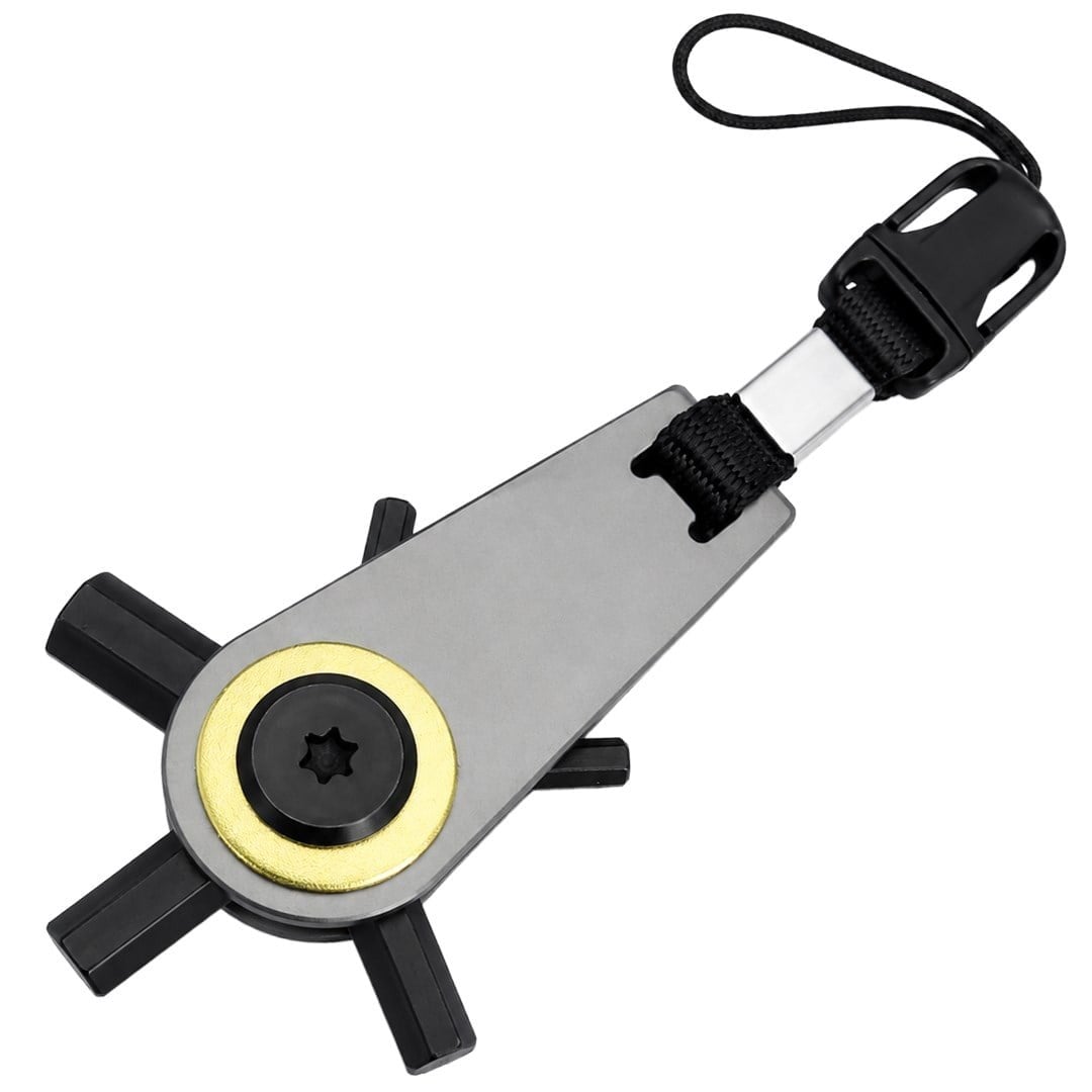 Powermaster PM-24601 Çok Fonksiyonlu Mini Alyan Anahtar Setli Taşınabilir Anahtarlık Aparatı