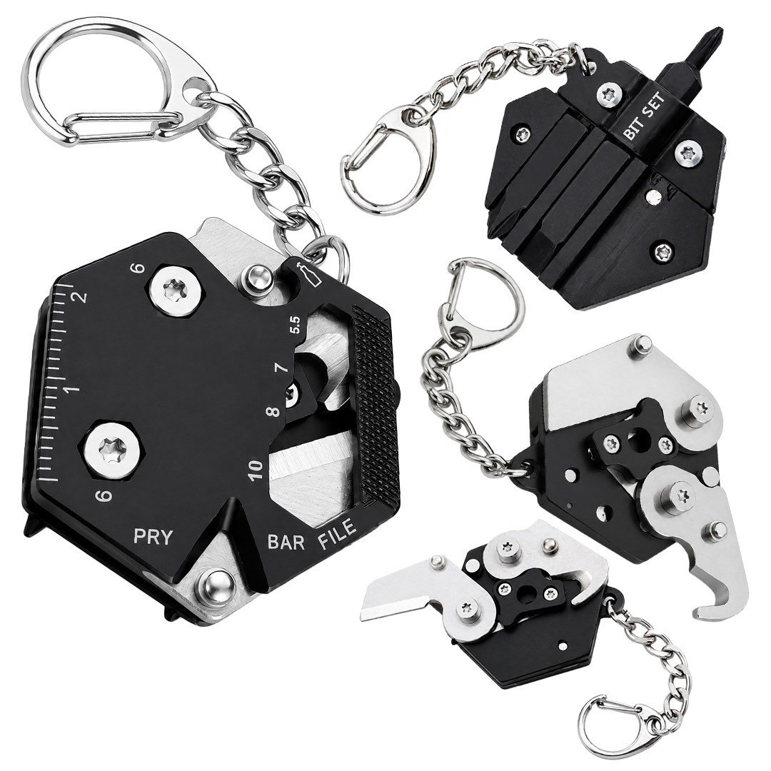 Powermaster PM-24607 Çok Fonksiyonlu Mini Cep Çakısı Ve Çok Amaçlı El Aleti