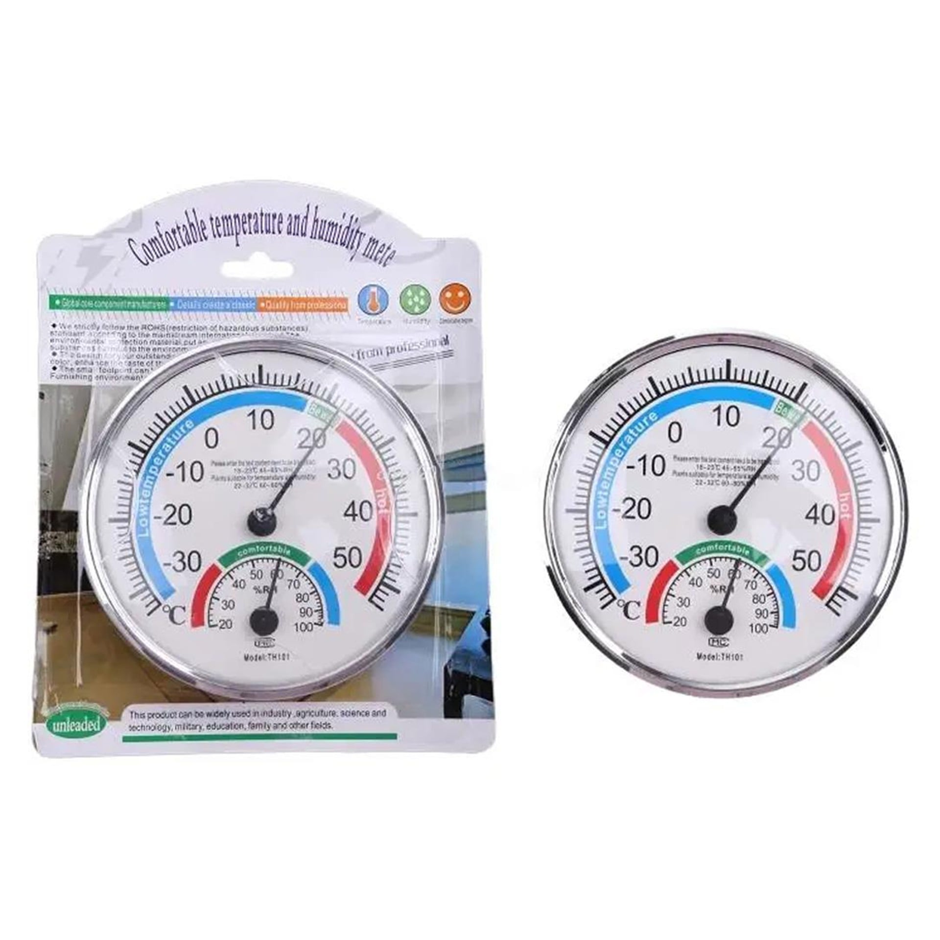 Powermaster PowerMaster PM-24666 Analog Sıcaklık Nem Ölçer Termometre - Termometreler