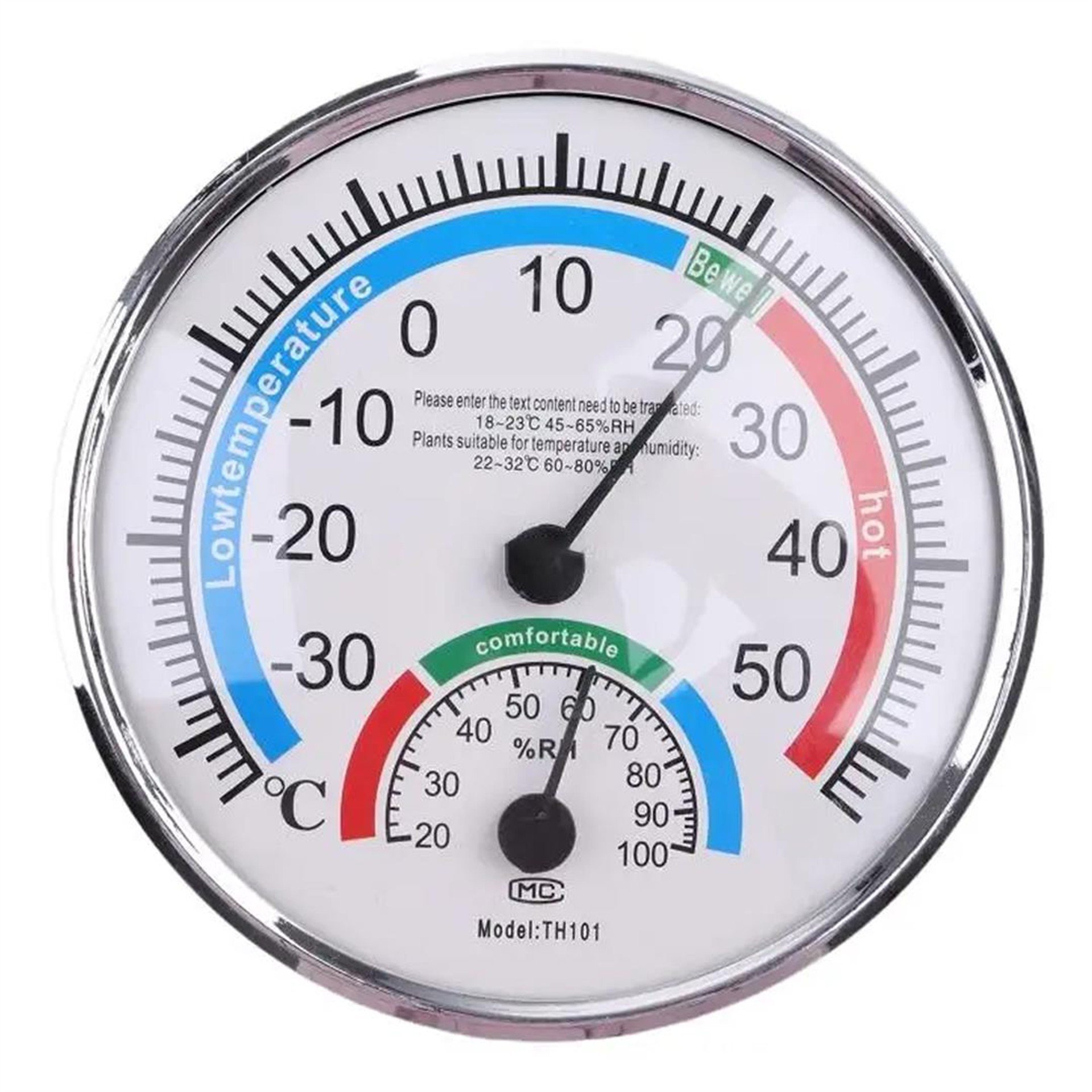 Powermaster PowerMaster PM-24666 Analog Sıcaklık Nem Ölçer Termometre - Termometreler