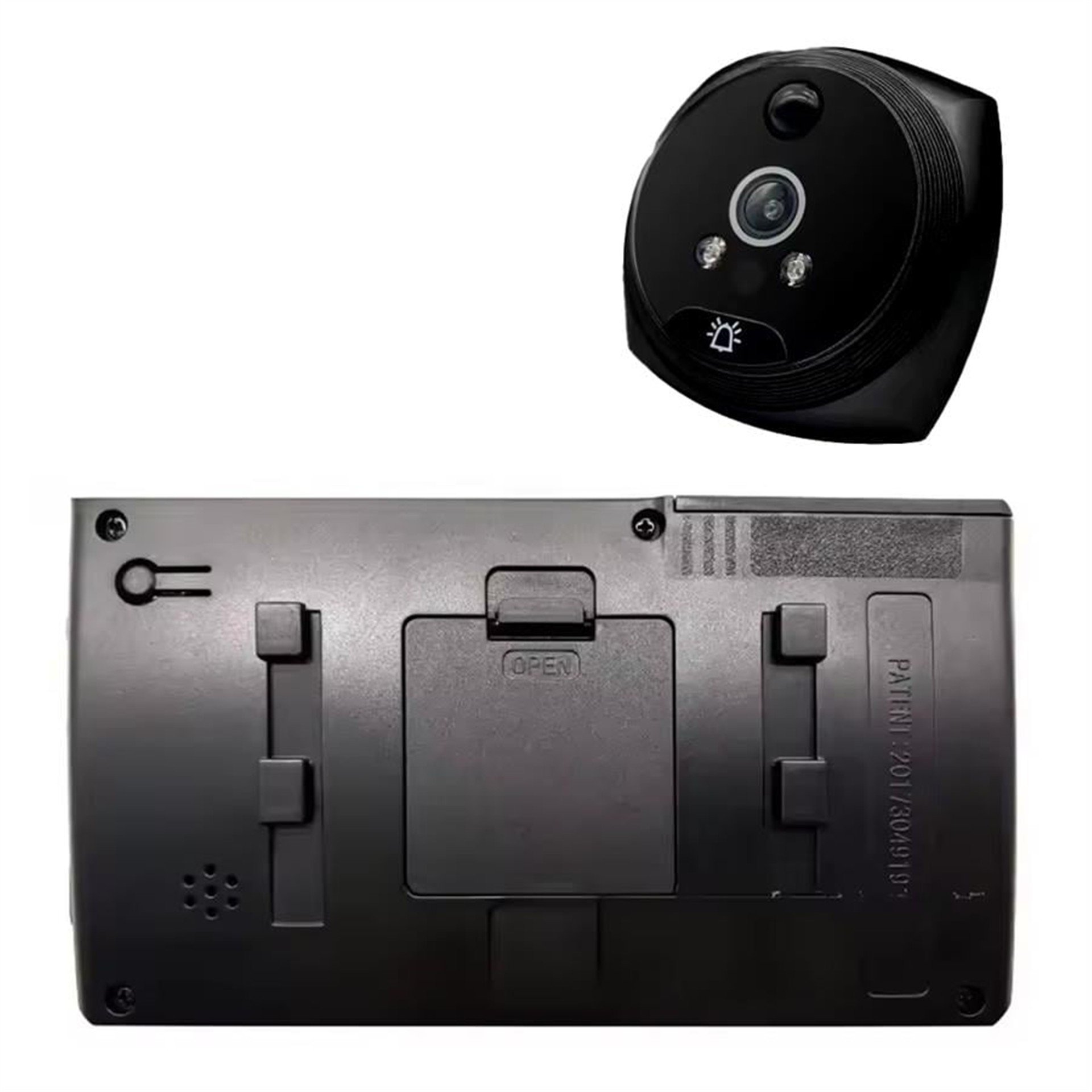 Powermaster Powermaster PM-24933 3.5 Inch Kameralı Akıllı Kapı Zili - Kapı Zilleri-Alarm