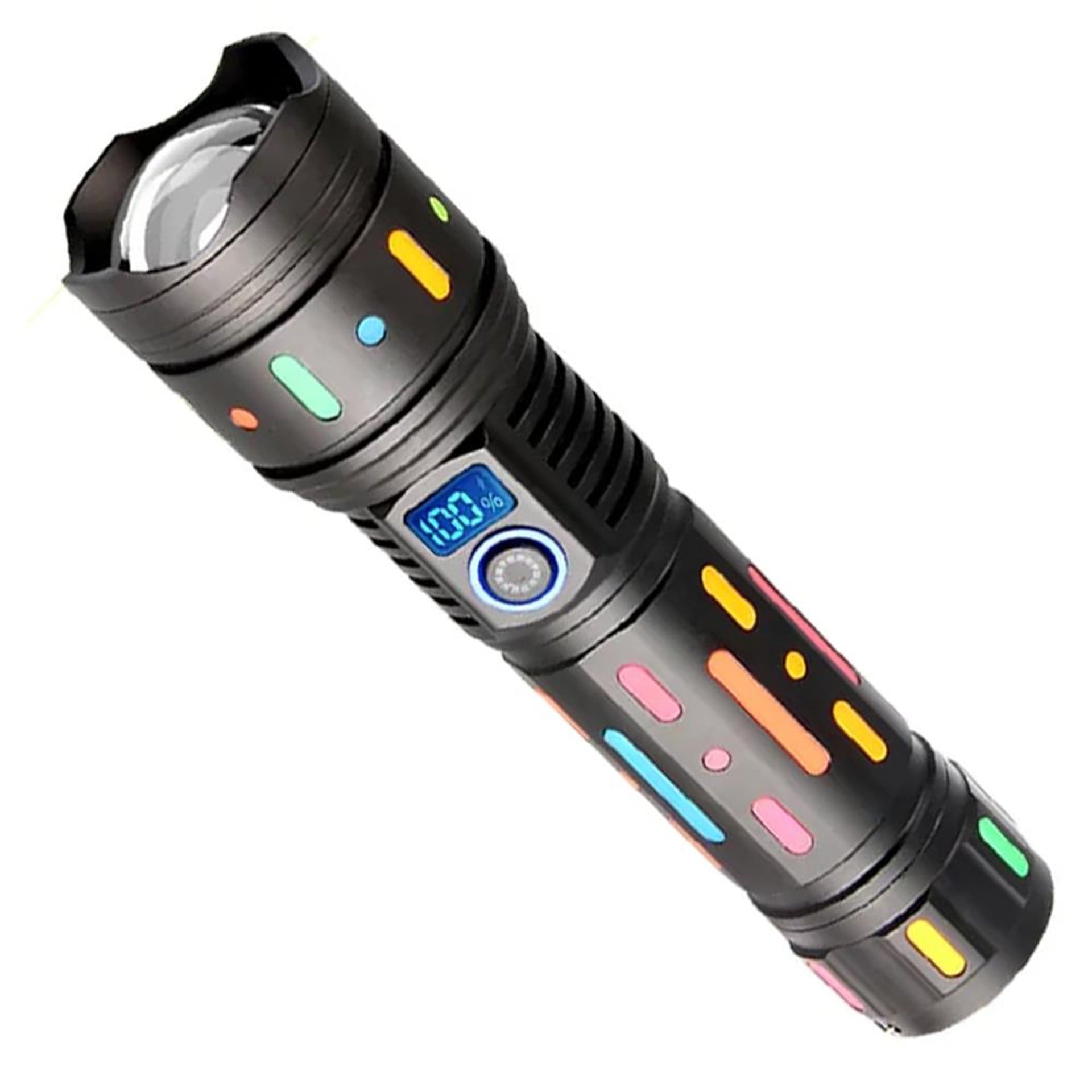 Powermaster Powermaster PM-25120 Çok Fonksiyonlu Teleskopik Zoom - 5 Modlu Şarjlı El Feneri - Fener ve Işıldaklar