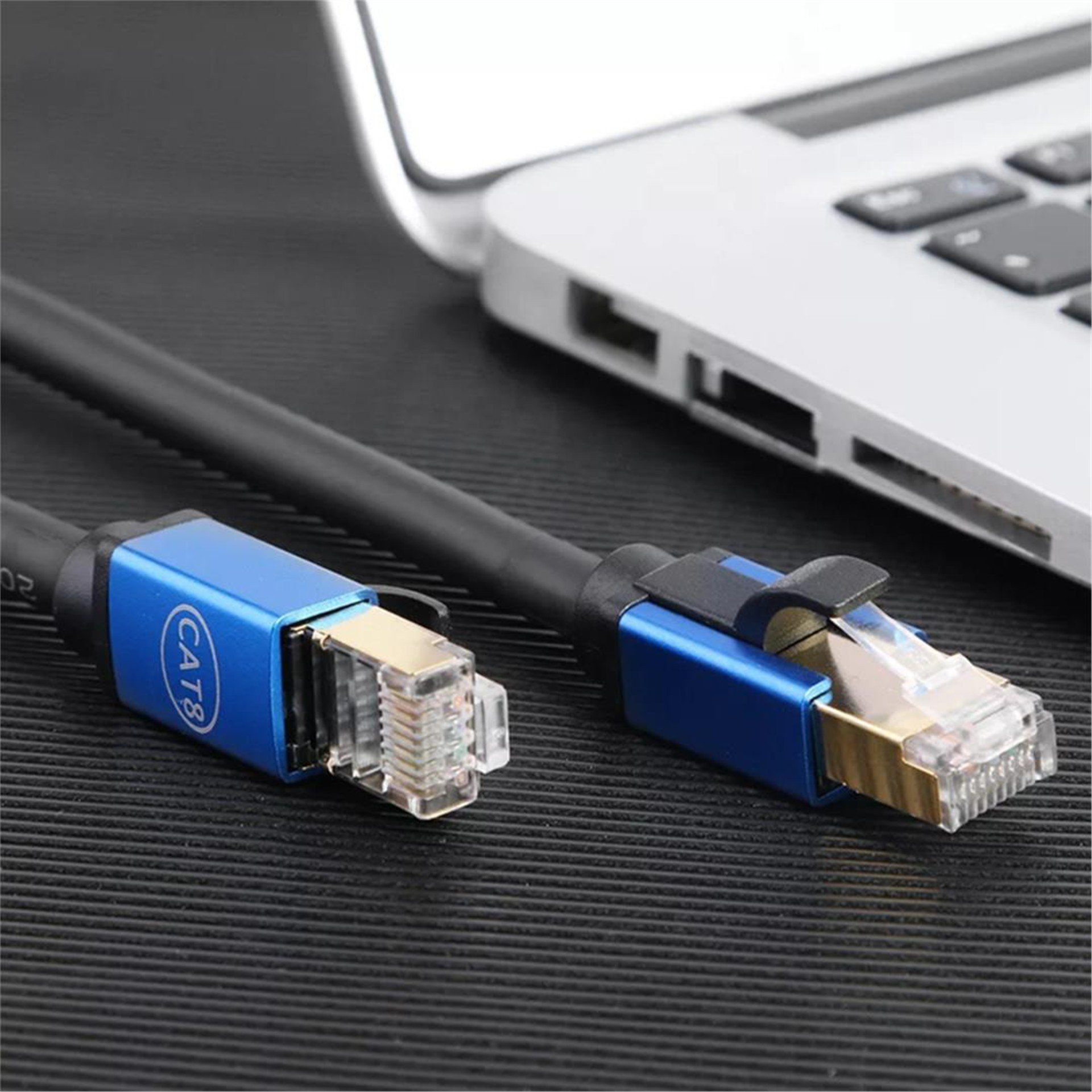 Powermaster PowerMaster PM-25146 Cat8 S/FTP RJ45 Ethernet 15 Metre Kablo (40 Gbps Hız Destekli) - Cat5 Cat6 Cat7 Cat8 Kablo