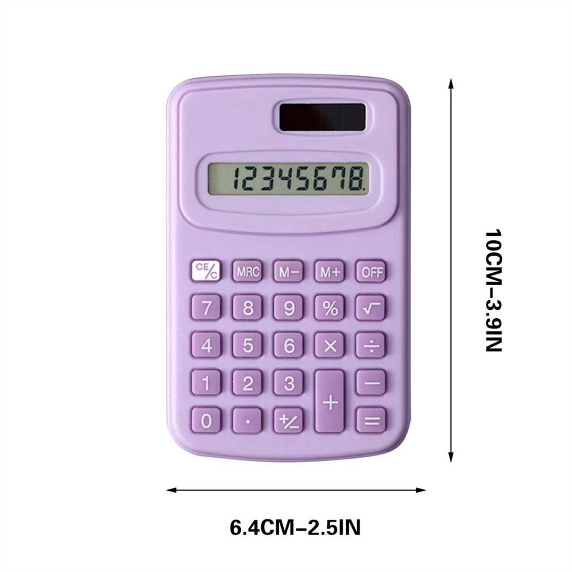 Powermaster Powermaster PM-25422 Mor 8 Haneli Mini Hesap Makinesi - Hesap Makineleri