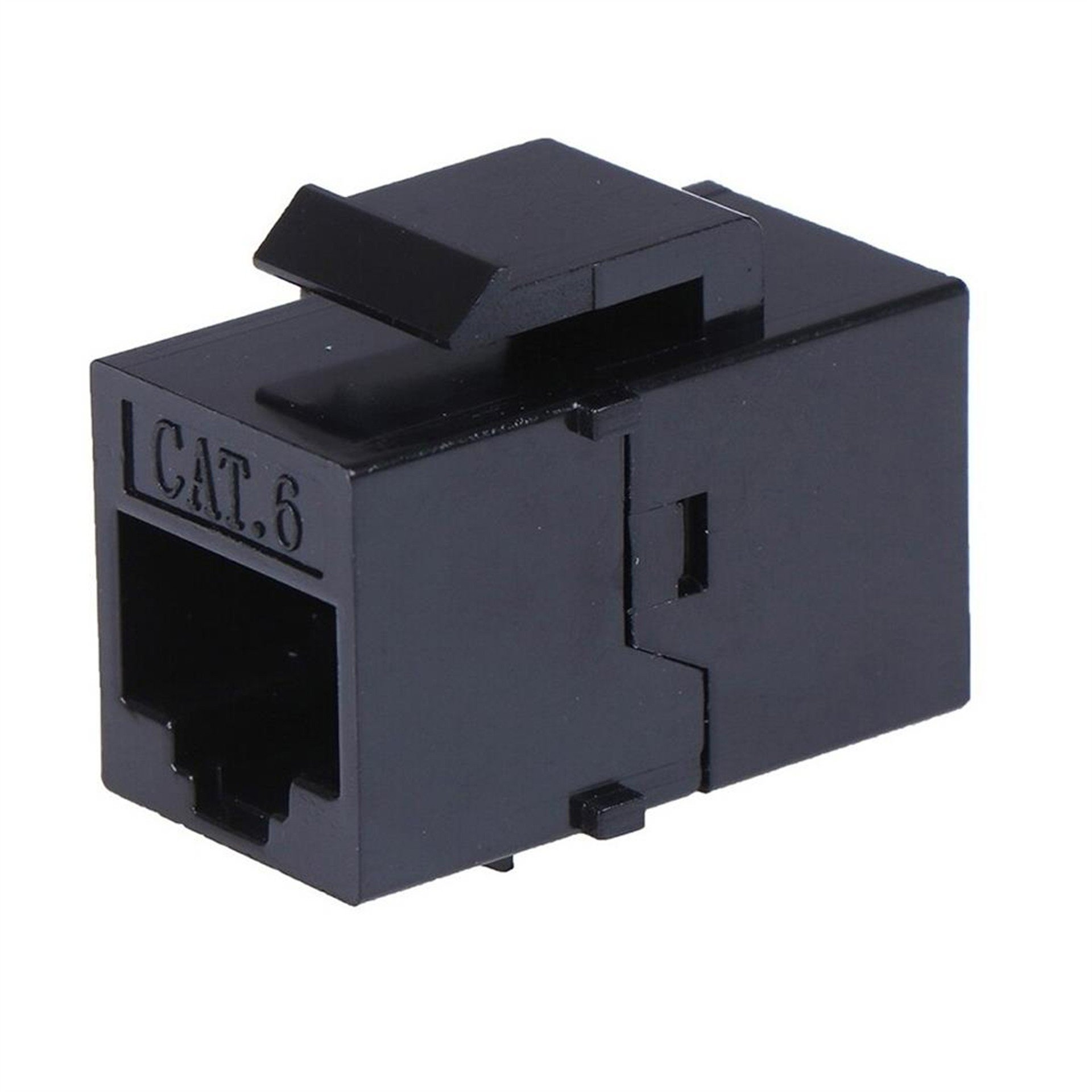 Powermaster PowerMaster PM-25454 RJ45 Cat6 Dişi/Dişi 8P-8C Ara Kaplin Coupler Adaptör Siyah - Fiş - Jack - Şase