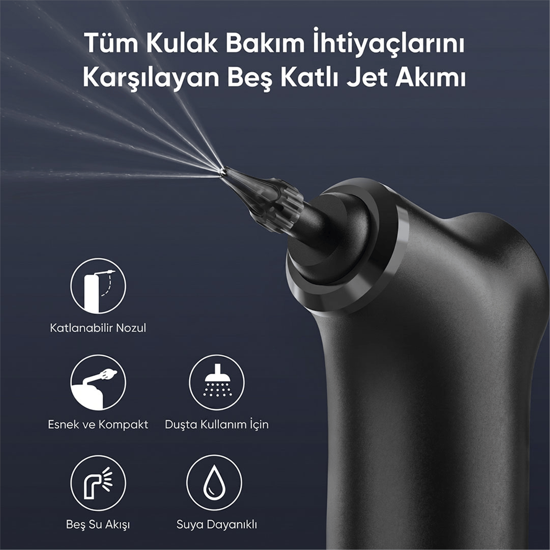 Powermaster Powermaster PM-25472 Otomatik Kulak Yıkama ve Temizleme Cihazı - Kişisel Bakım
