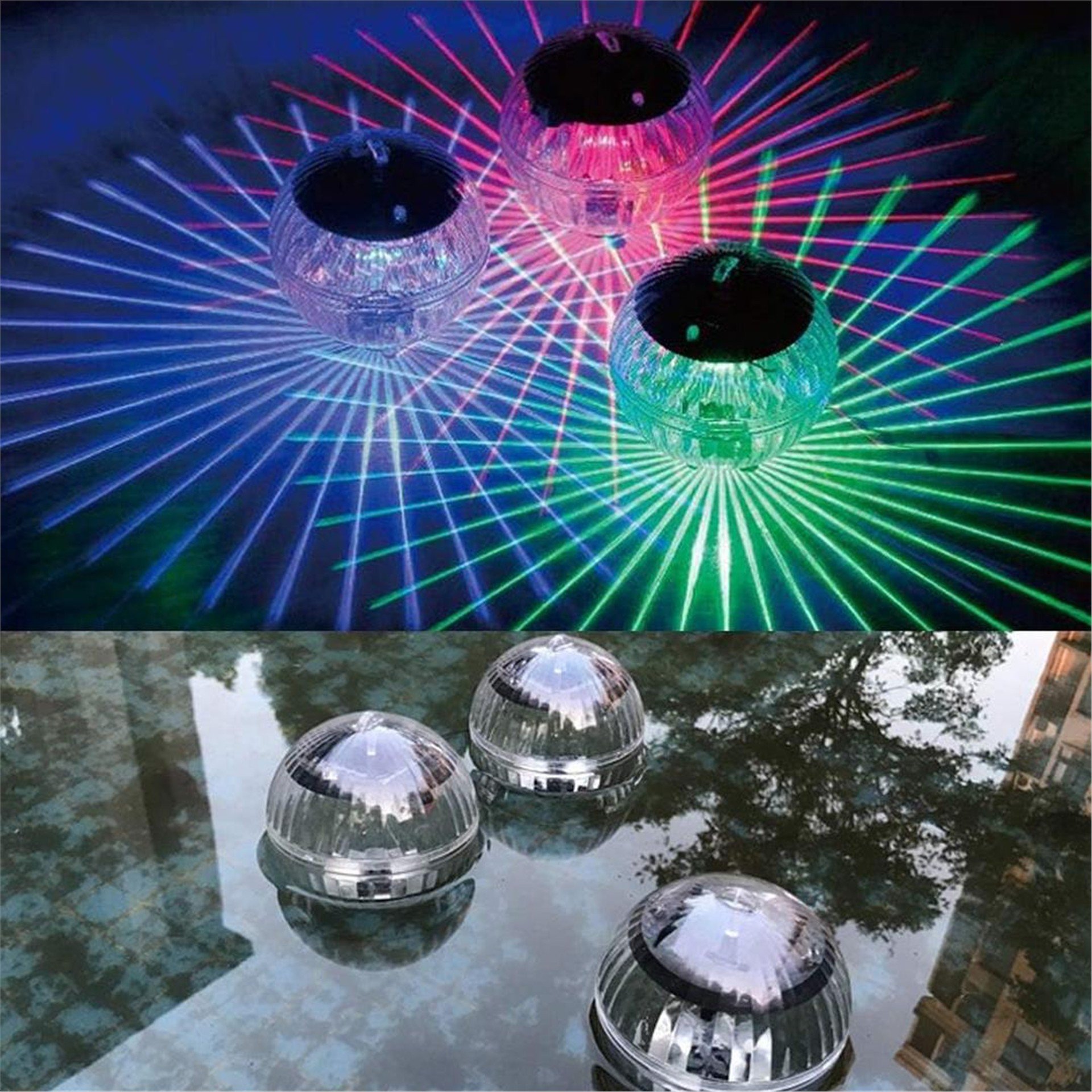 Powermaster PowerMaster PM-25477 Solar Panelli Havuz Topu RGB Led Ambiyans Aydınlatma Su Geçirmez - Aydınlatma Diğer