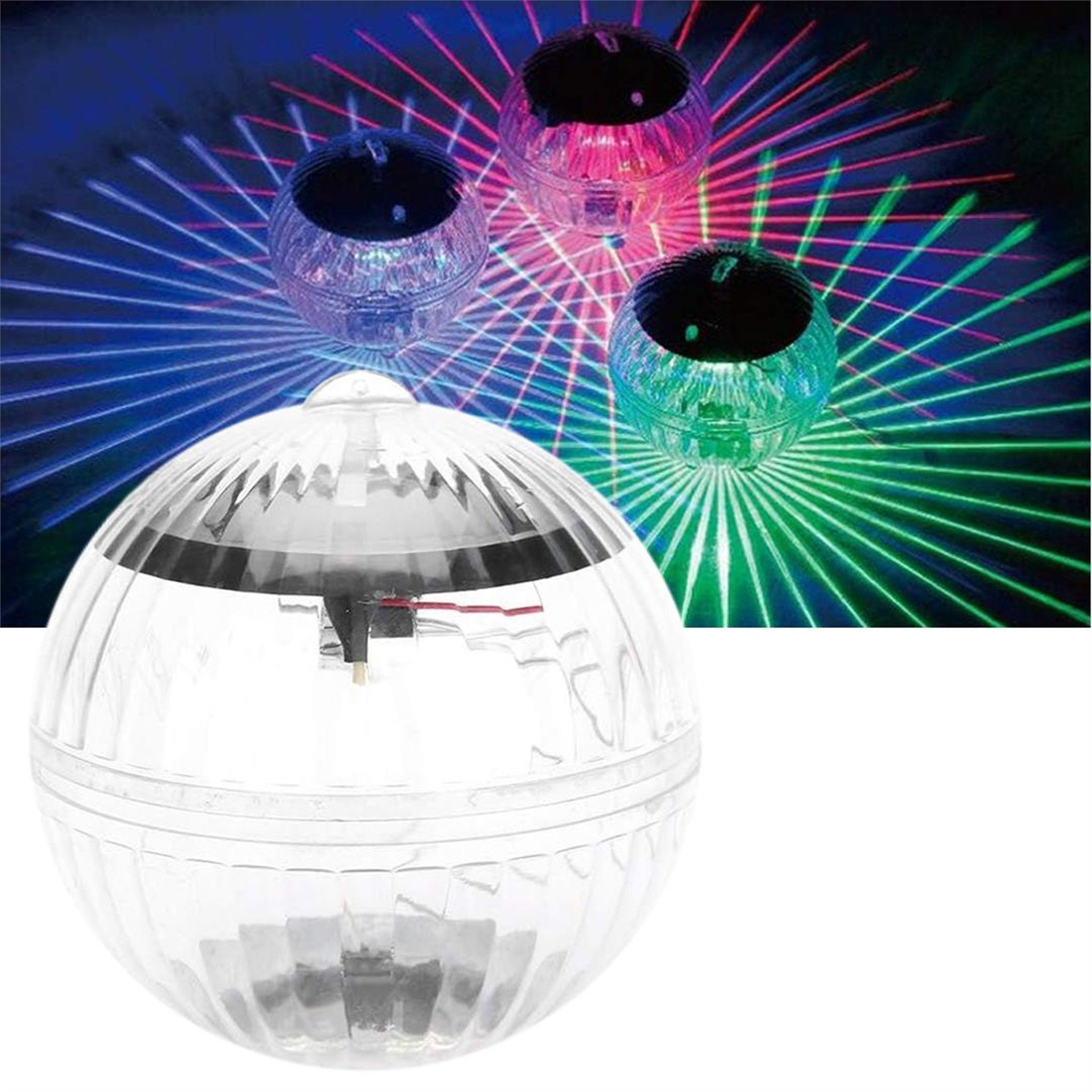 Powermaster PowerMaster PM-25477 Solar Panelli Havuz Topu RGB Led Ambiyans Aydınlatma Su Geçirmez - Aydınlatma Diğer