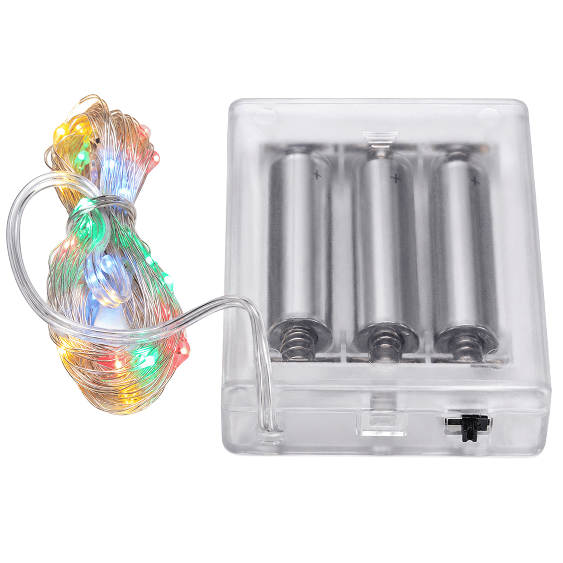 Powermaster Powermaster PM-2556 3 Metre Pilli Rengarenk Peri LED Işık Esnek Tel Tasarımlı Dekoratif Aydınlatma - Aydınlatma Diğer