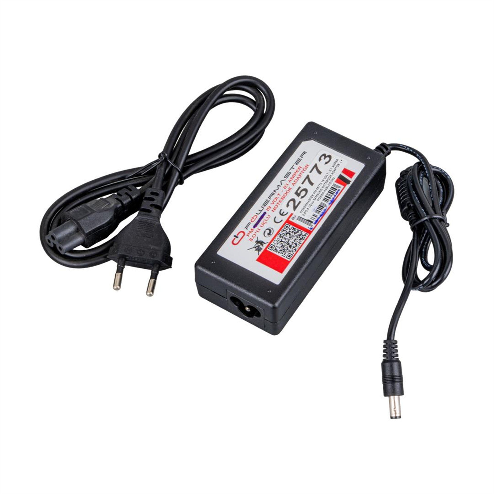Powermaster Powermaster Pm-25773 19 Volt - 2.1 Amper 5.5*2.5 Mm Uçlu Adaptör (Samsung Notebook) - Laptop Adaptörleri