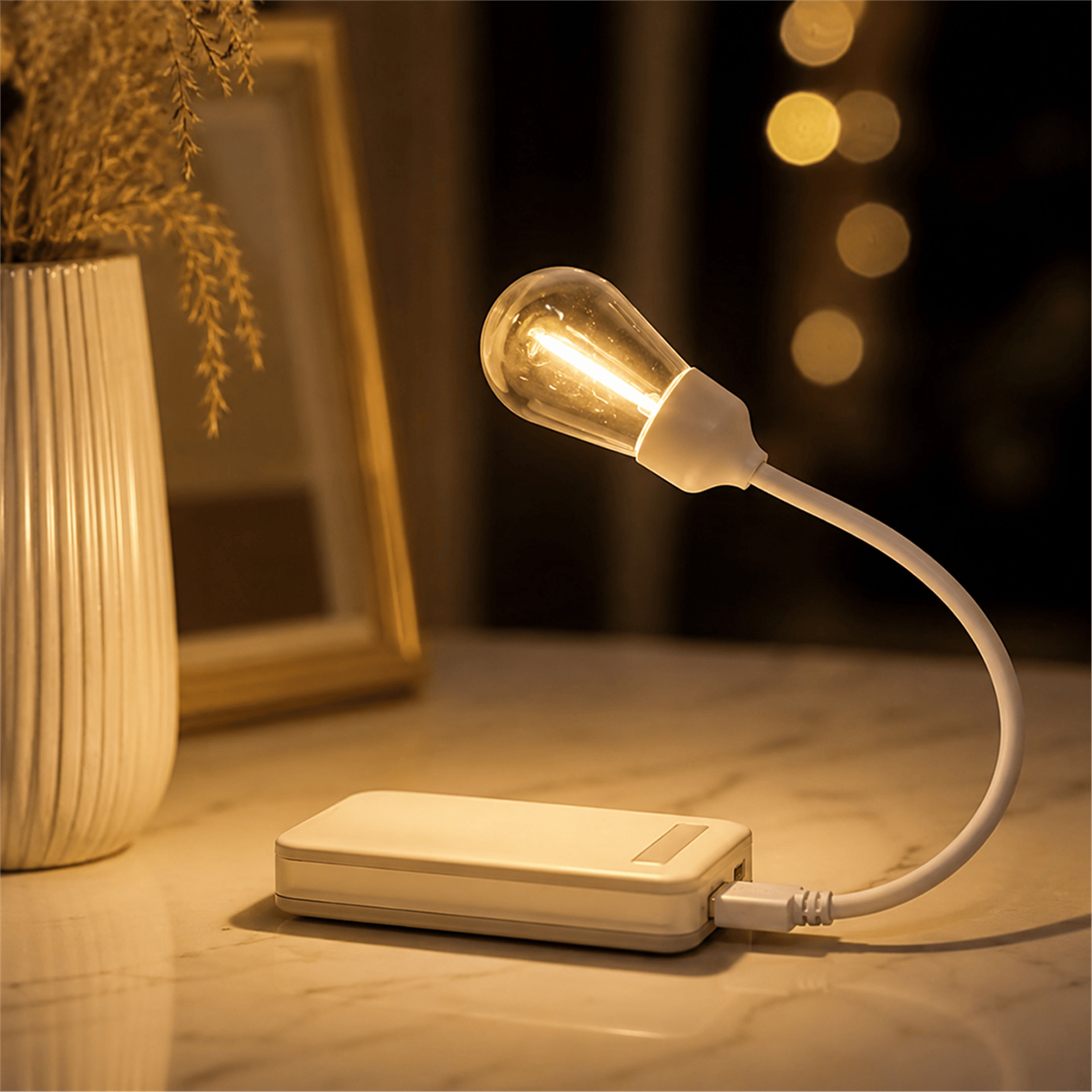 Reyonex POWERMASTER PM-25790 ESNEK USB'Lİ LEDLİ GECE LAMBASI - Işıldak-Fener
