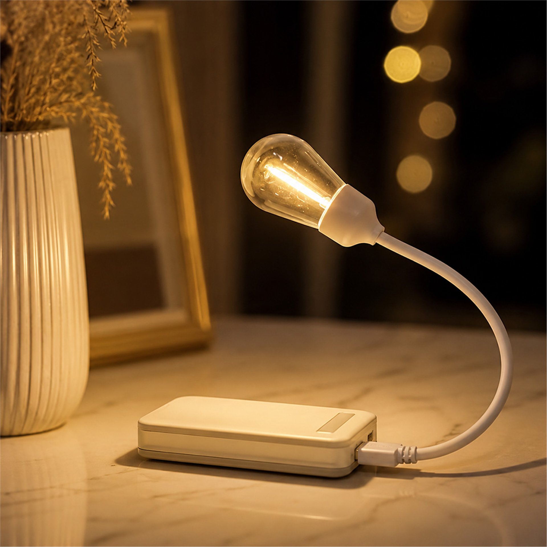 Powermaster Powermaster PM-25790 Esnek Usb'li Ledli Gece Lambası - Gece Lambaları