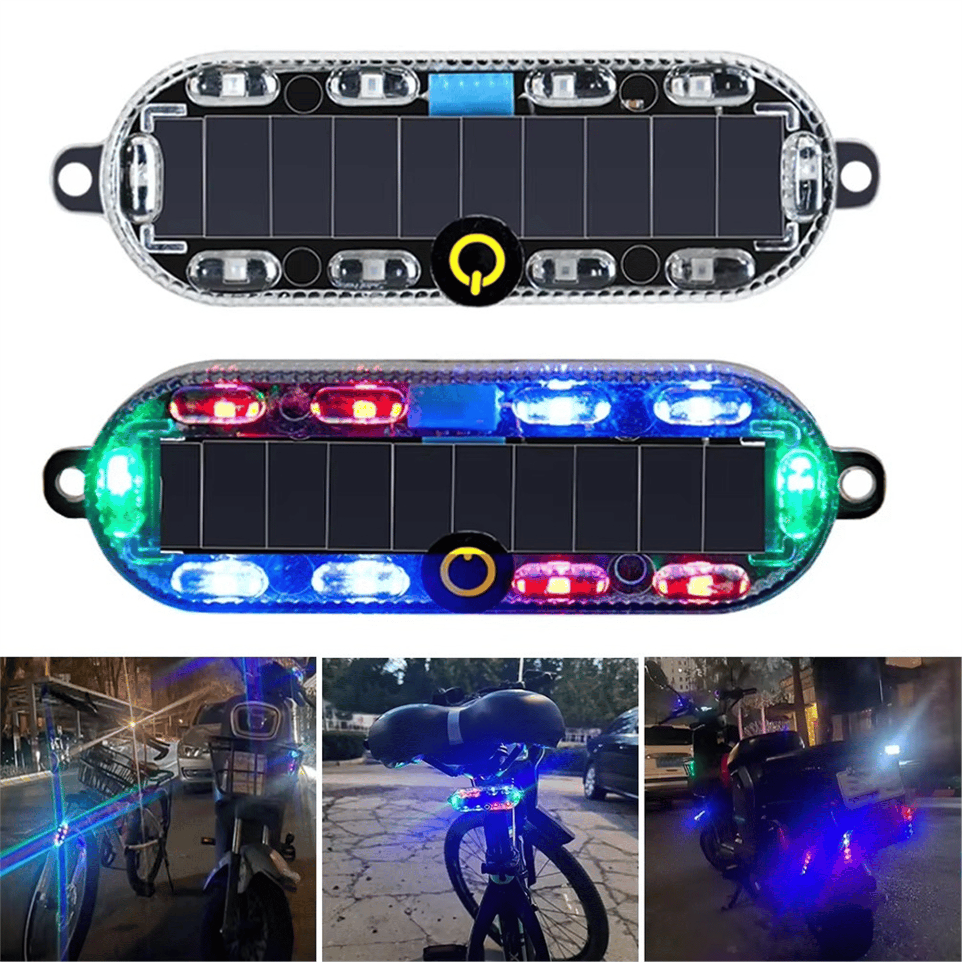 Powermaster Powermaster PM-25928 Güneş Enerjili Çok Renkli LED Flaşörlü İkaz Lambası Su Geçirmez - Solar Aydınlatma Ürünleri