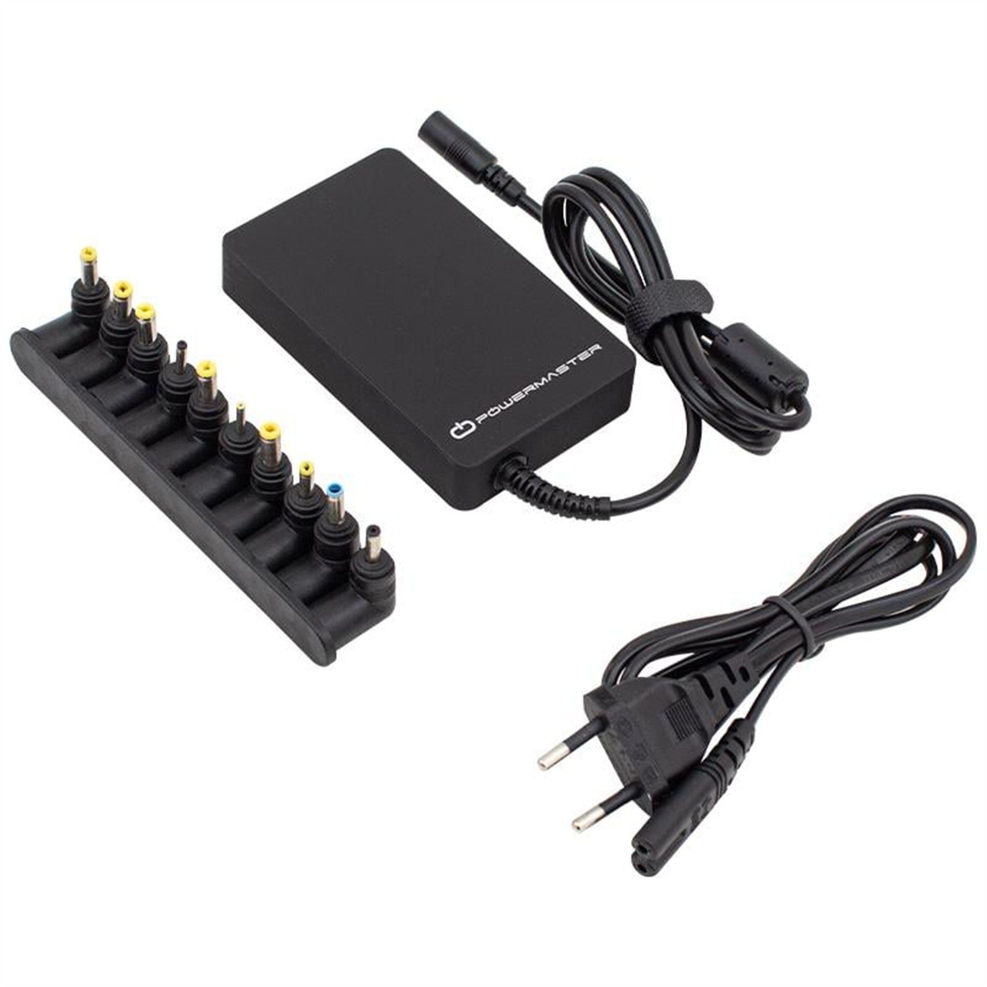 Powermaster Powermaster PM-2607 12V/15V/16V/18.5V/19V/19.5V/20V 90 Watt 10 Pin Slim Kasa Universal Ayarlı Notebook Adaptör - Adaptörler