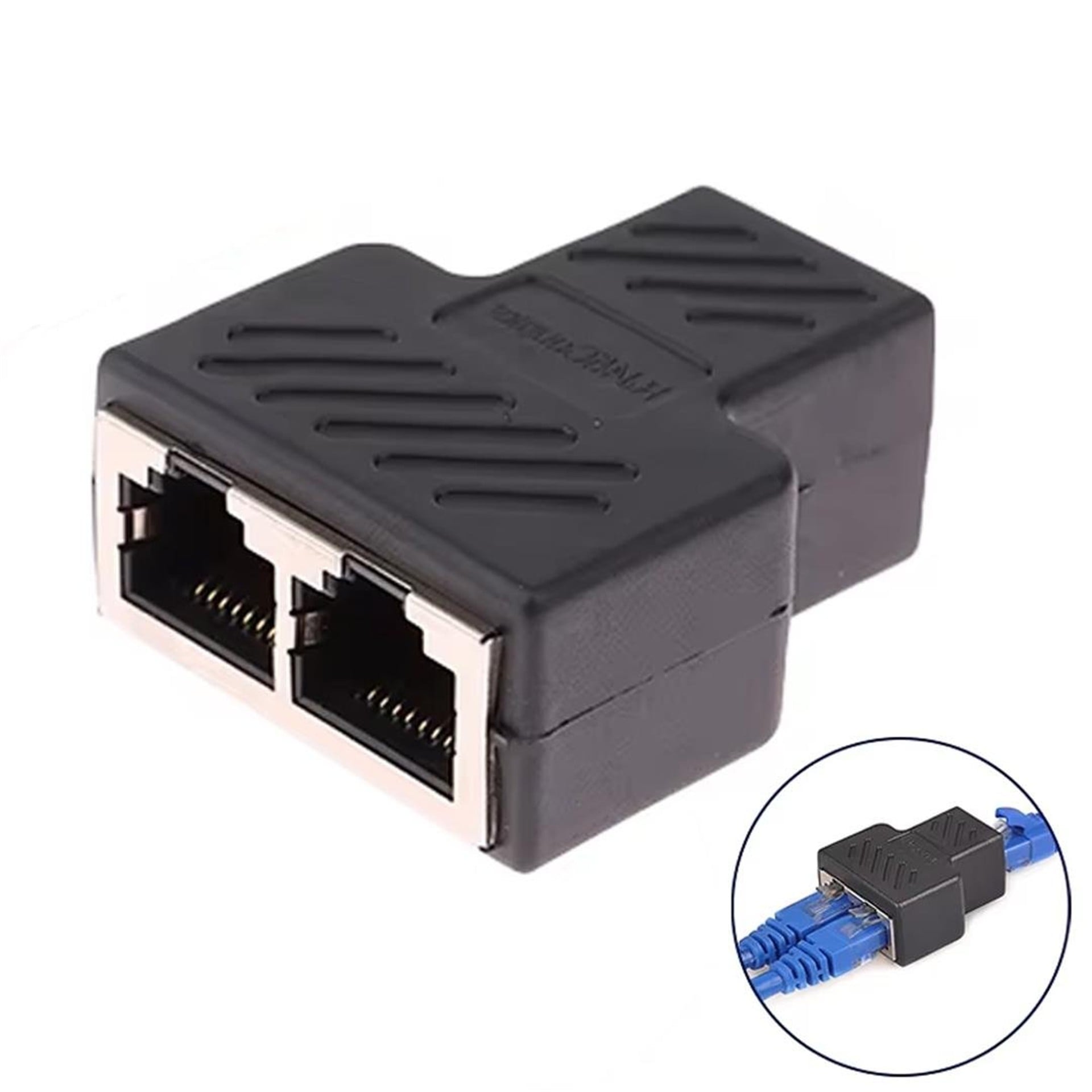 Powermaster PowerMaster PM-26130 Ethernet RJ45 TO 2X Çoklayıcı Dişi Splitter Adaptör - Ethernet Switch