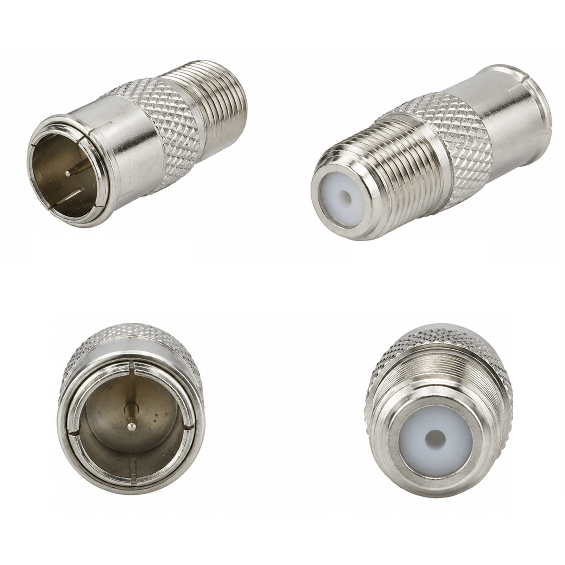 Powermaster Powermaster PM-2627 Düz Tip Dişi-Erkek Dönüştürücü Hızlı F Konnektör - Uydu Ekipmanları