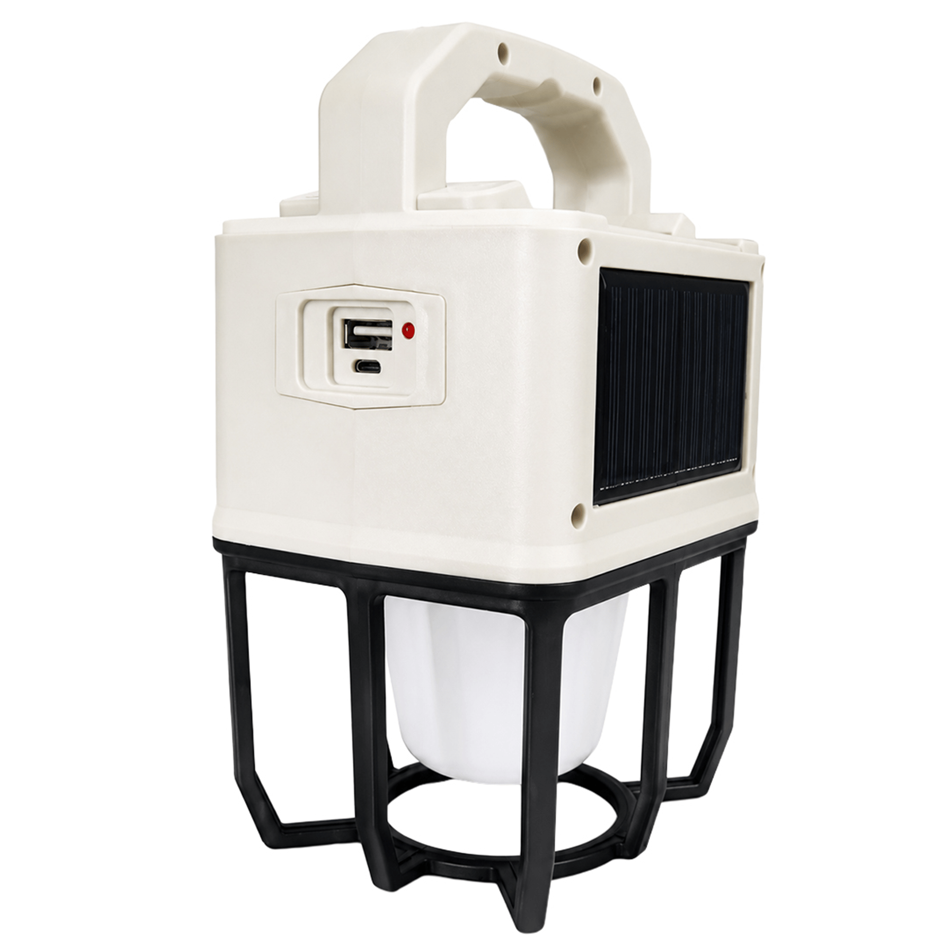 Powermaster Powermaster PM-26460 Çok Fonksiyonlu Solar Kamp Lambası Güneş Panelli Masa Lambası Ve El Feneri - Solar Kamp Lambası