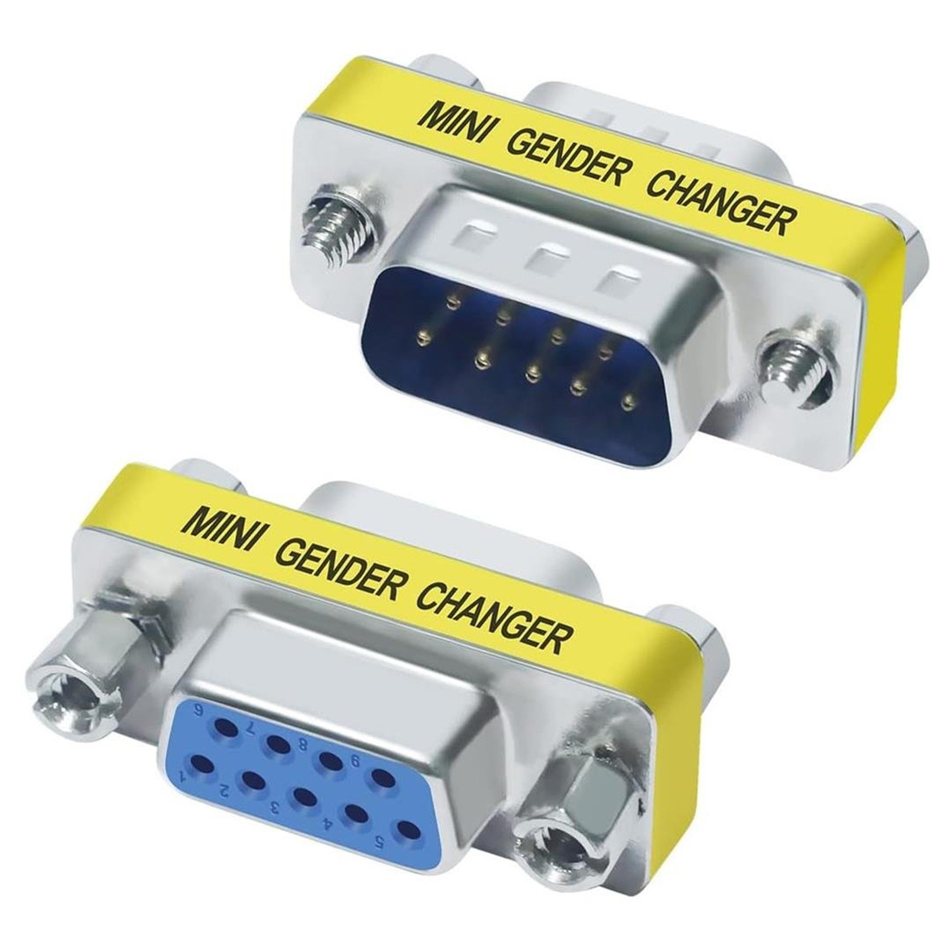 Powermaster PowerMaster PM-26520 DB9 RS232 Erkek-Dişi (M2F) 9 Pin Çevirici Ara Adaptör - Fiş - Jack - Şase