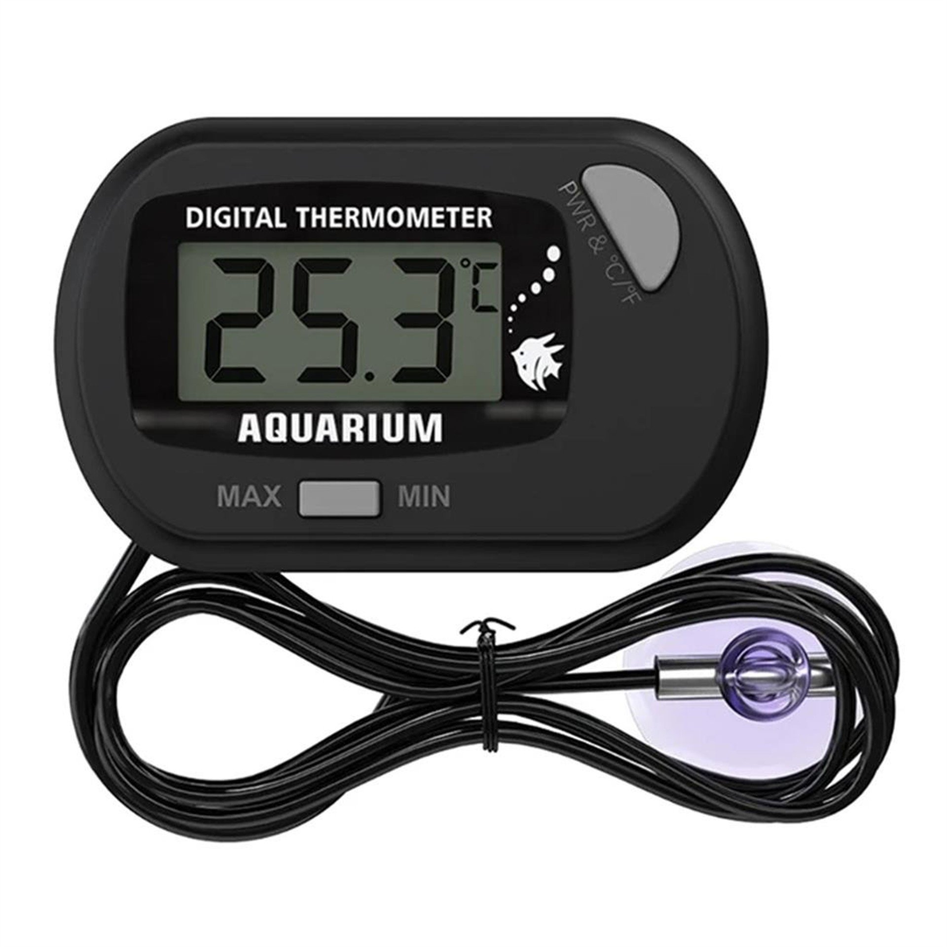 Powermaster PowerMaster PM-26615 Mini Lcd Dijital Problu Termometre Akvaryum Buzdolabı Otomobil Sera - Termometreler
