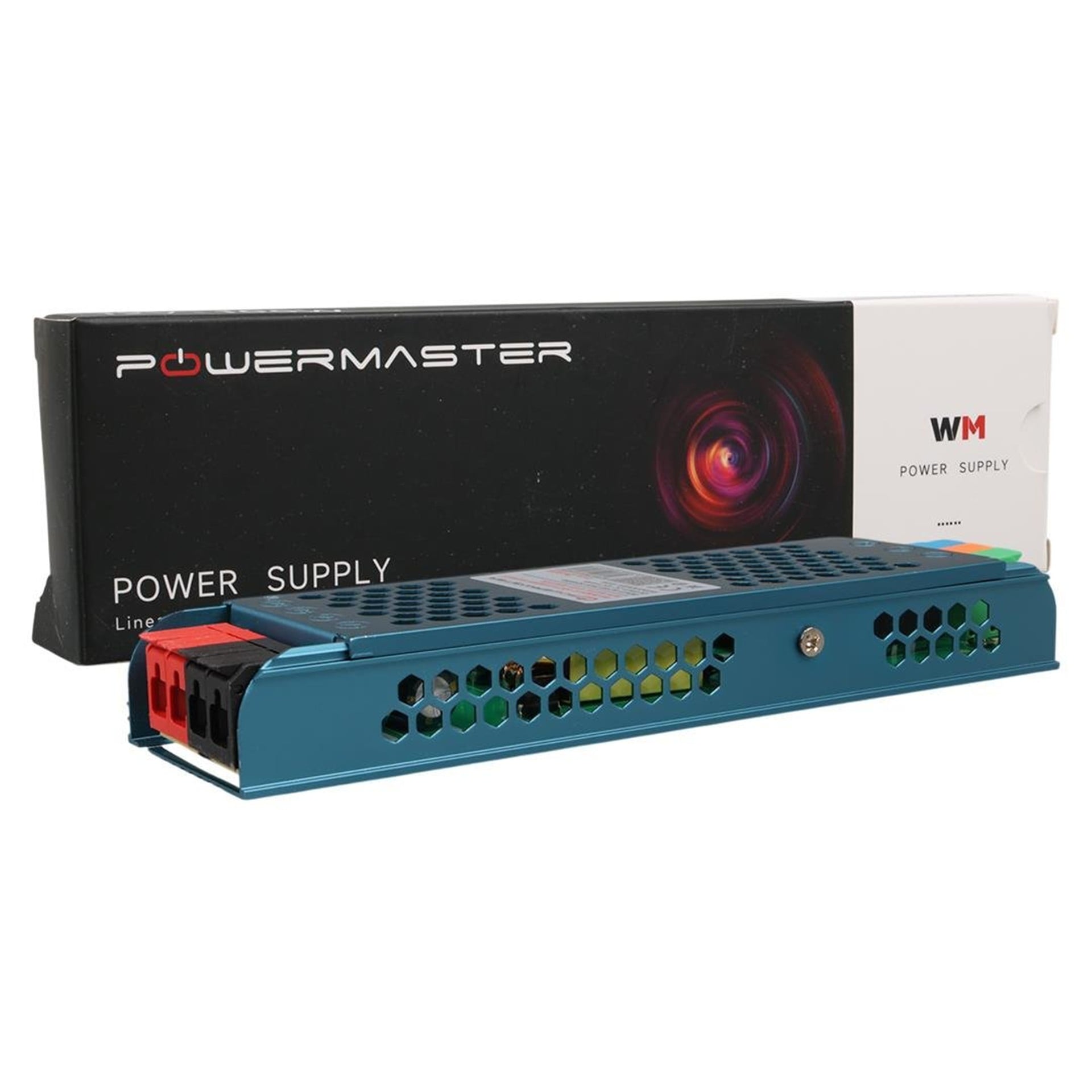 Powermaster PowerMaster PM-26829 12 Volt 8.5 Amper 100 Watt Slim Metal Kasa Adaptör 180x50x23mm - Metal Kasa Adaptörler