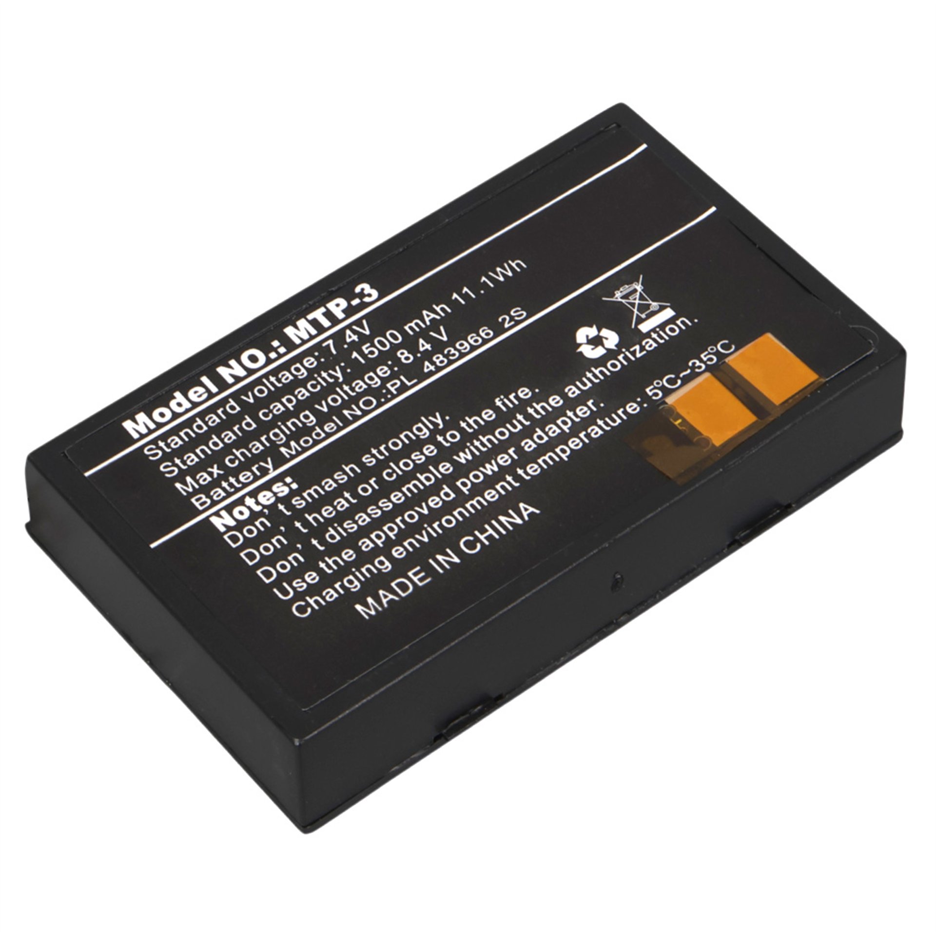 Powermaster Powermaster PM-27610 7.4 Volt 1500mAh Li-iOn 2S Batarya - Şarjlı Piller