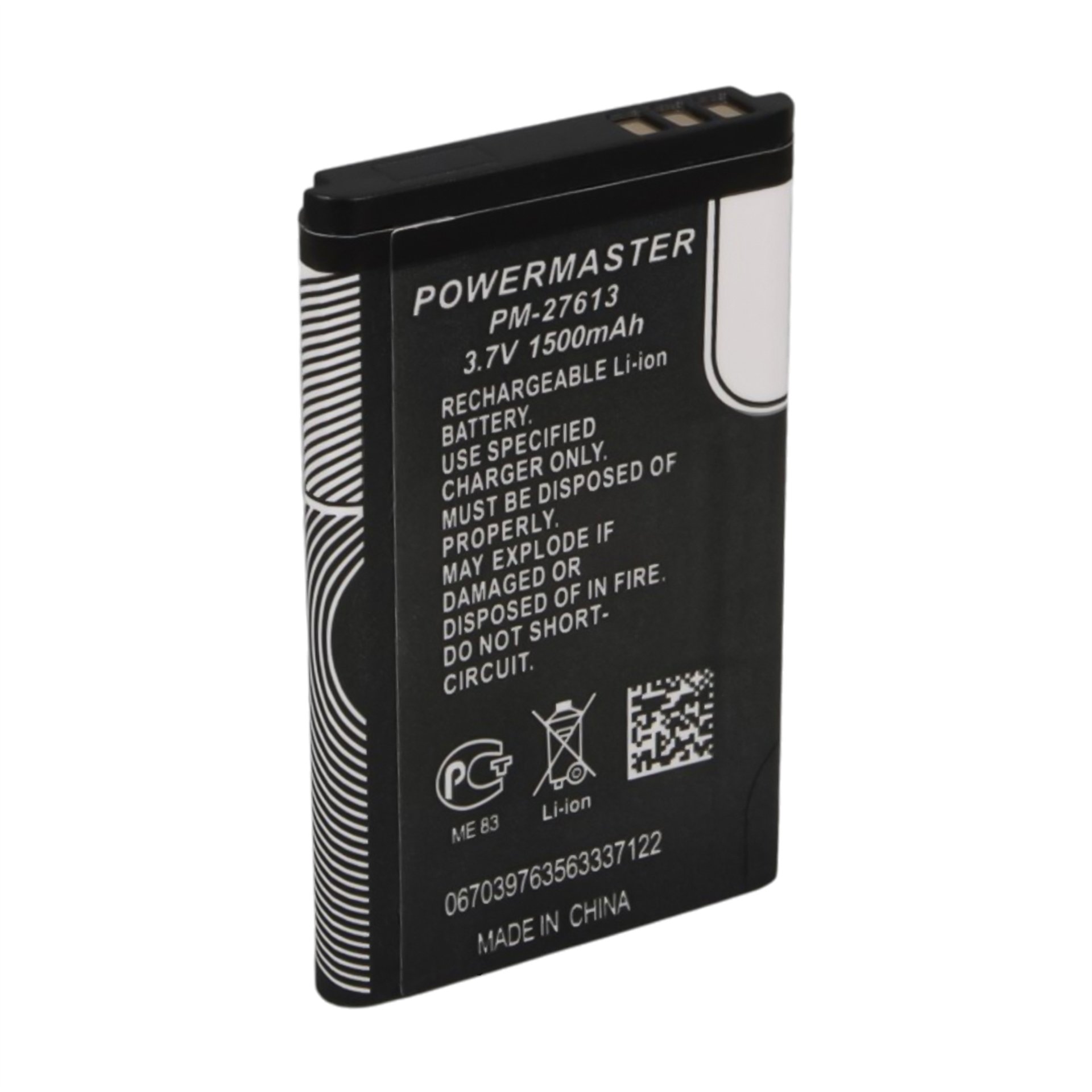 Mert-er Elektronik POWERMASTER PM-27613 3.7V 1500 MAH - Kategorisiz