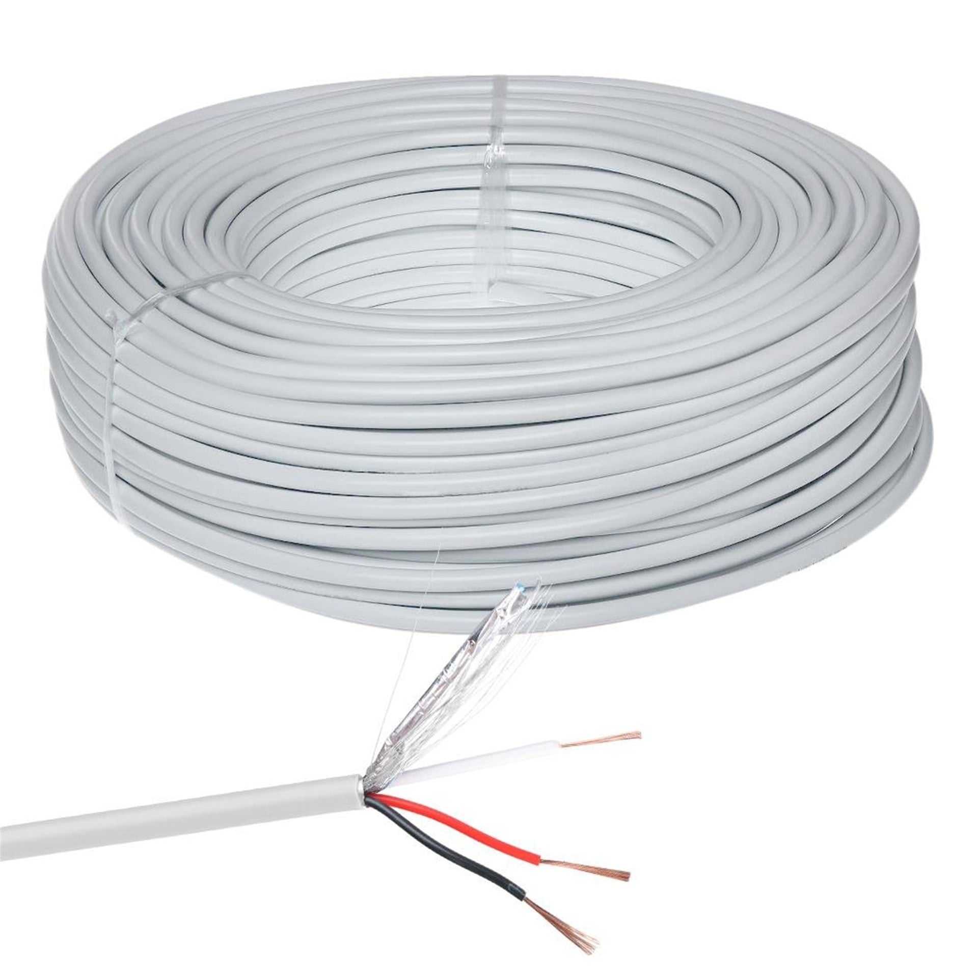 Powermaster PowerMaster PM-27950 2+1X0.50mm CCA CCTV Kamera Kablosu (250 Metre) - Cctv Kablolar