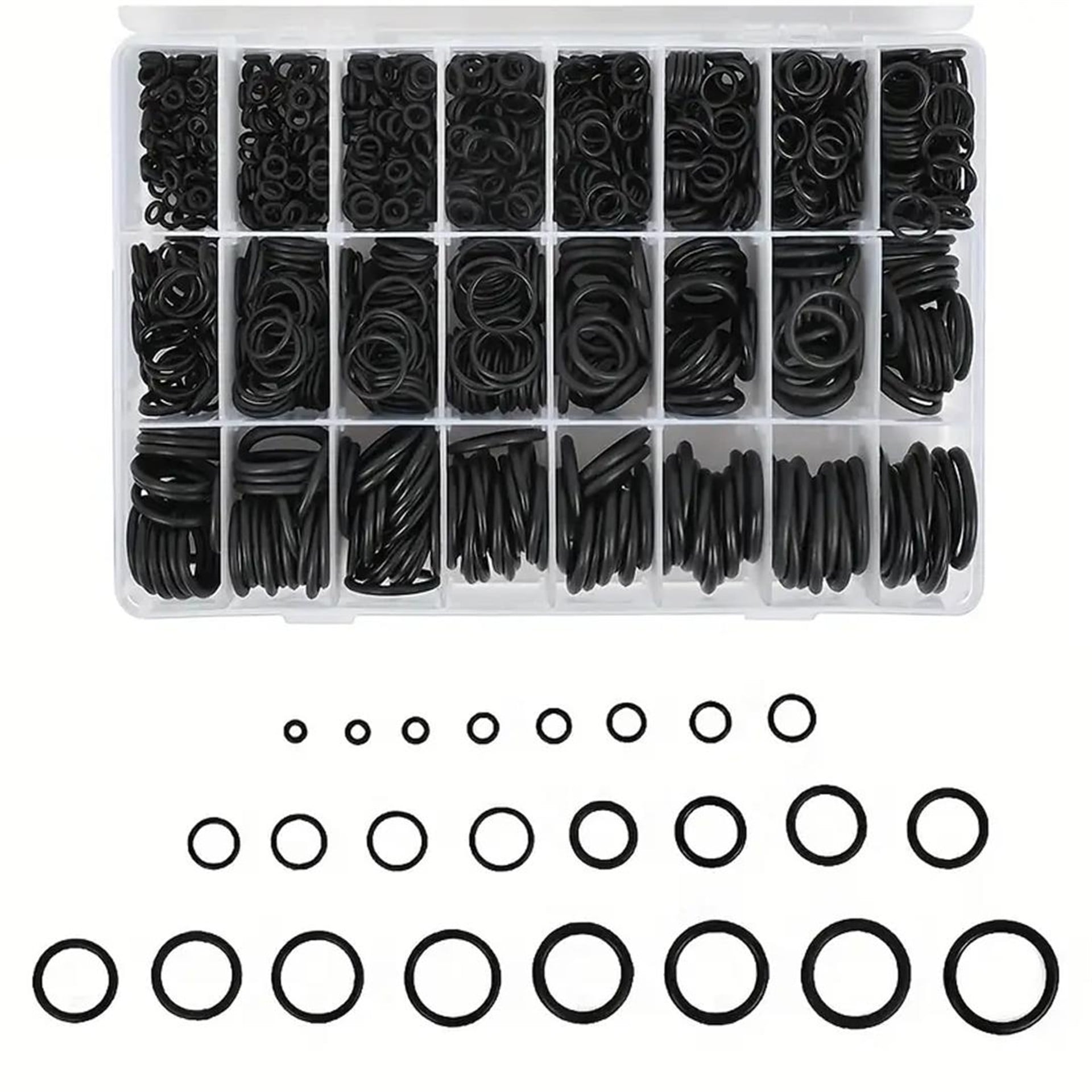 Powermaster PowerMaster PM-28533 800 Parça Kauçuk Conta Halka Seti O-Ring Nitril NBR Su Geçirmez - Hırdavat Ekipmanları Diğer