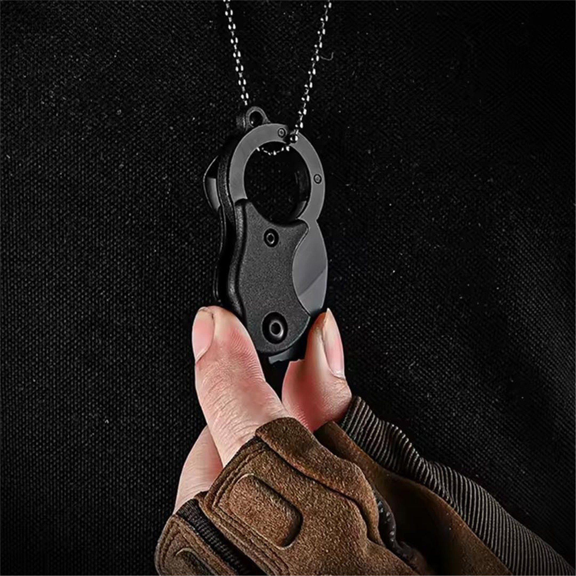 Powermaster PowerMaster PM-28648 Mini Metal Karambit Balıkçı Kamp Bıçağı Karabina - Maket Bıçağı