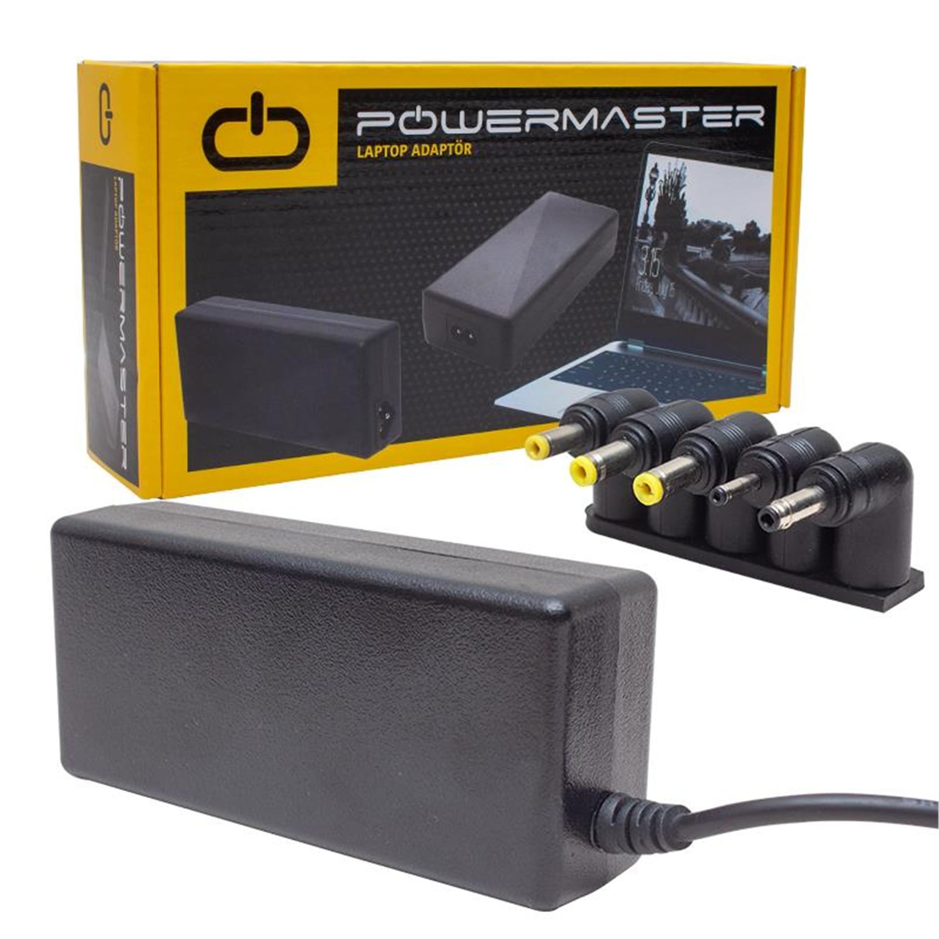 Powermaster Powermaster PM-30059 15 Volt - 20 Volt Arası 40 Watt Universal Notebook Adaptör - Adaptörler
