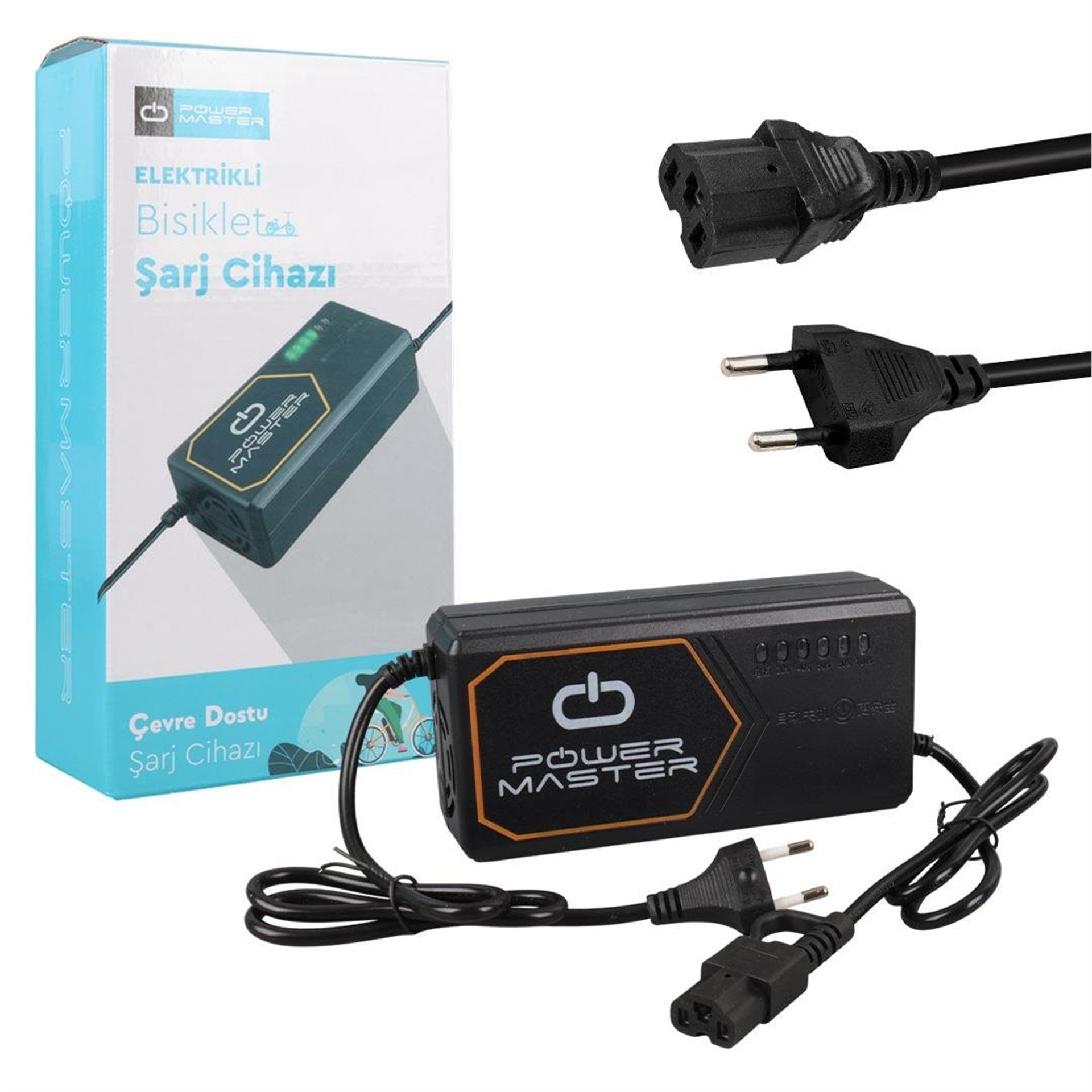 Powermaster Powermaster PM-31122 36 Volt 20 Amper Elektrikli Bisiklet Şarj Cihazı - Elektrikli Bisiklet Şarj Cihazı