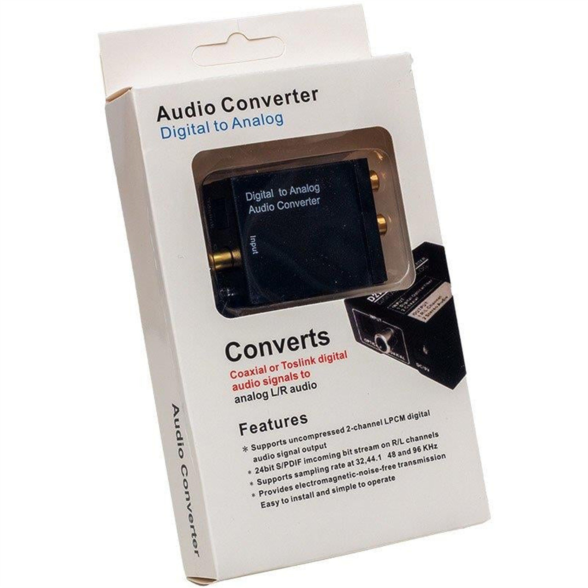Powermaster Powermaster PM-32145 Dijital Optik Ses To RCA Audio Çevirici Konverter - Çevirici Dağıtıcı