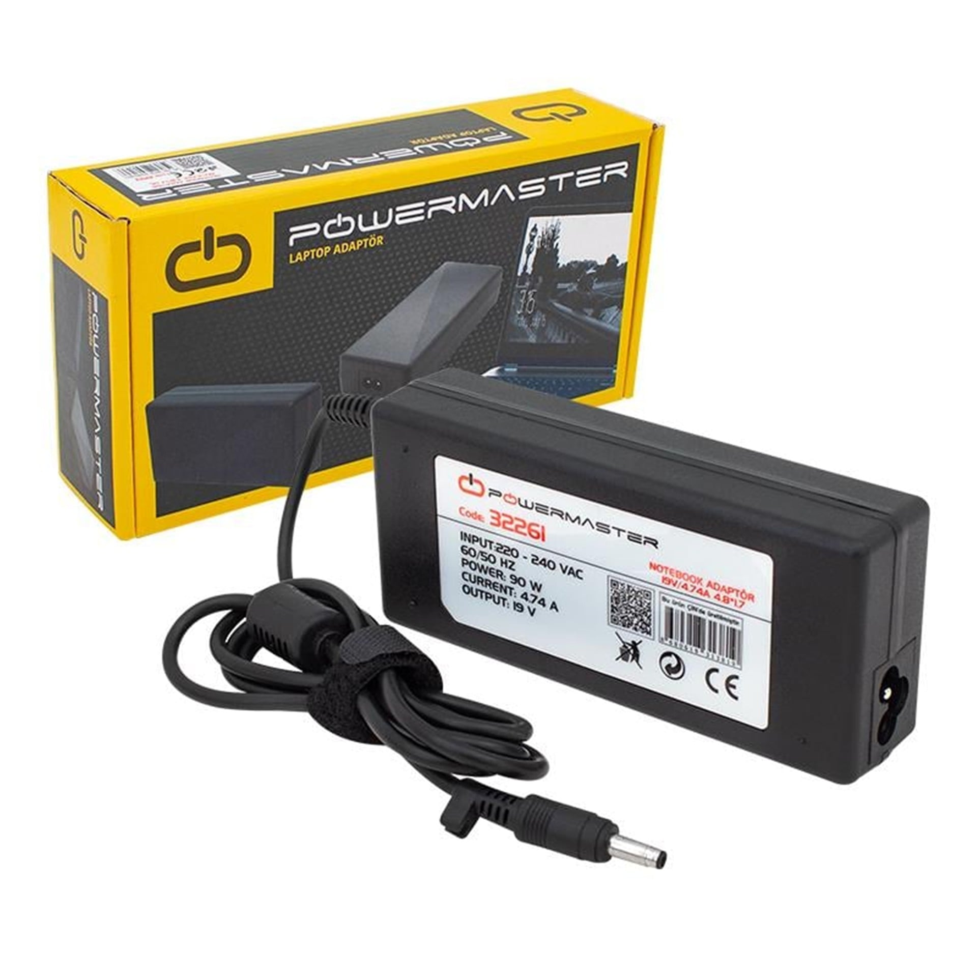 Powermaster Powermaster PM-32261 19 Volt - 4.74 Amper 4.8*1.7 Mm Uçlu Adaptör (Lg Notebook) - Laptop Adaptörleri