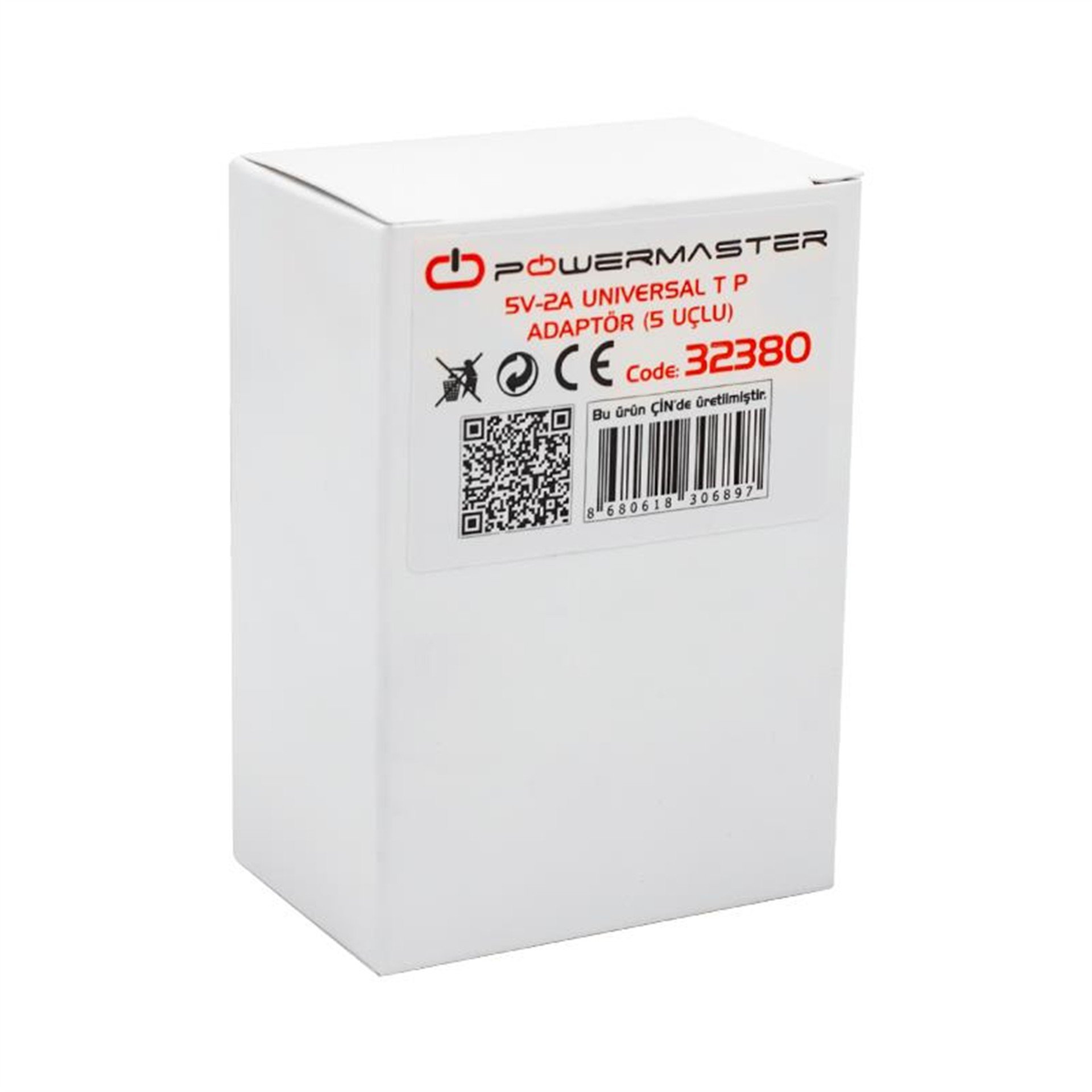 Powermaster Powermaster PM-32380 5 Volt - 2 Amper 5 Uçlu Universal Çok Amaçlı Adaptör - Adaptörler