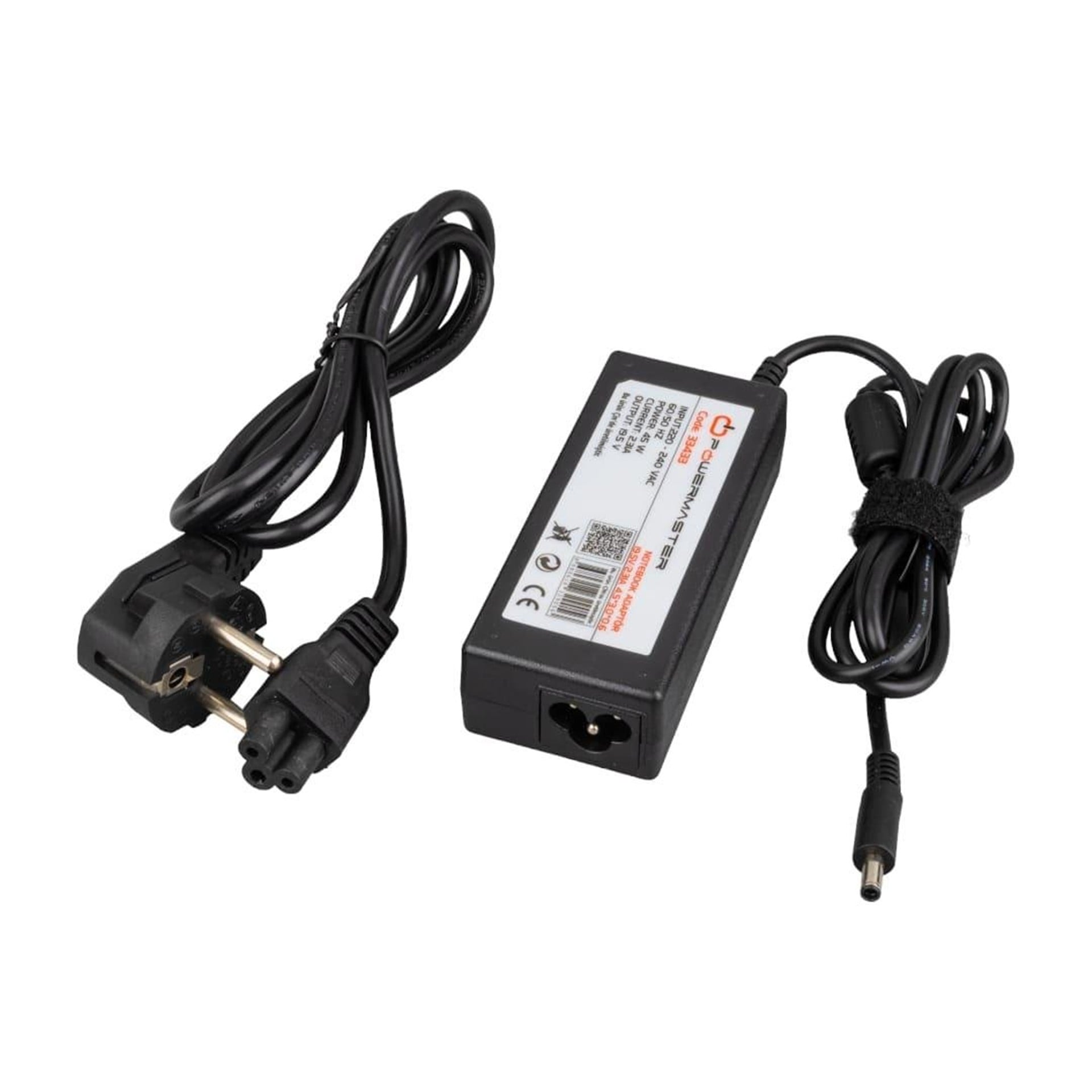 Powermaster Powermaster PM-33433 19.5 Volt - 2.31 Amper 4.5*2.7*0.6 Mm İğne Uçlu Adaptör (Dell Notebook) - Laptop Adaptörleri