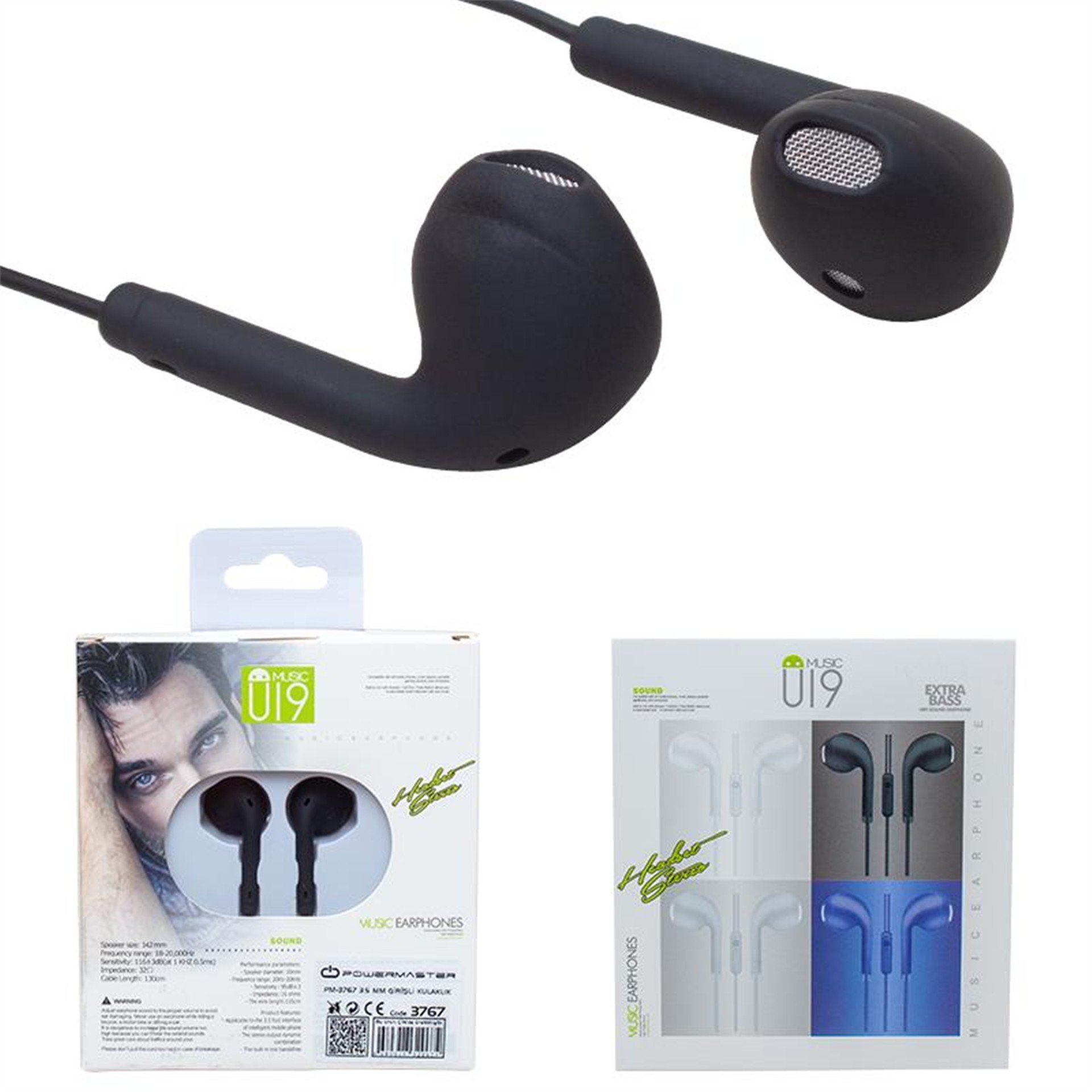 Powermaster Powermaster PM-3767 3.5 Mm Girişli Kulaklık - Telefon Kulaklıkları