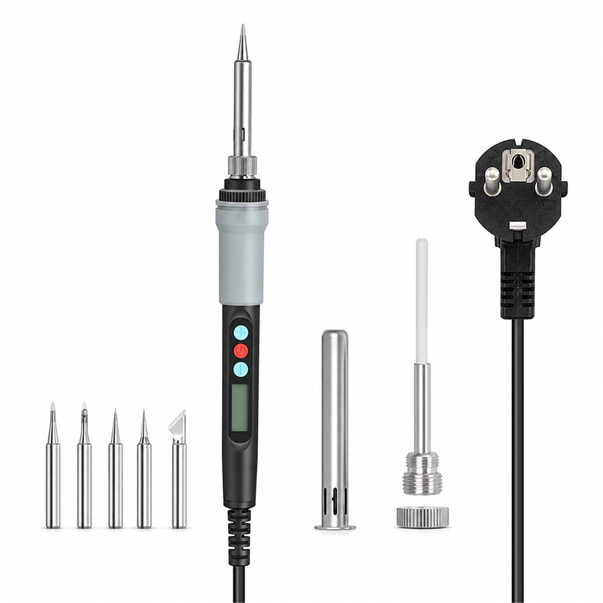 Powermaster Powermaster PM-37867 90W Dijital Ayarlanabilir Isılı Lehim Makinesi Kalem Havya - Kalem Havya