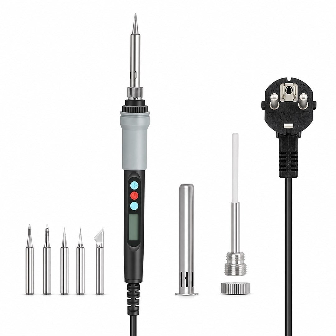 Powermaster PM-37867 90W Dijital Ayarlanabilir Isılı Lehim Makinesi Kalem Havya