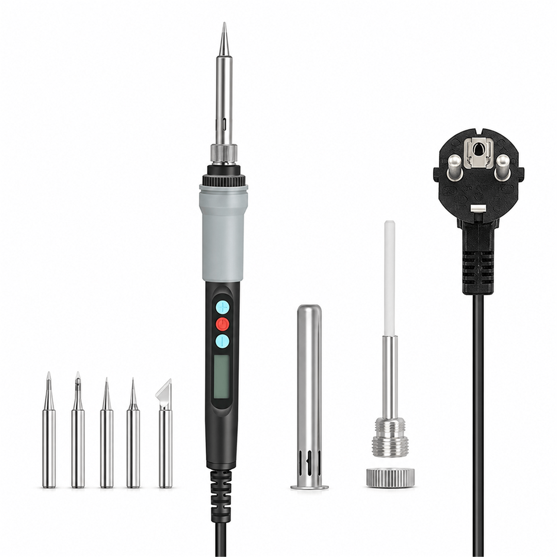 Reyonex POWERMASTER PM-37867 AYARLANABİLİR MAX. 90 WATT DİJİTAL KALEM HAVYA (5 YEDEK UÇLU) - Havyalar