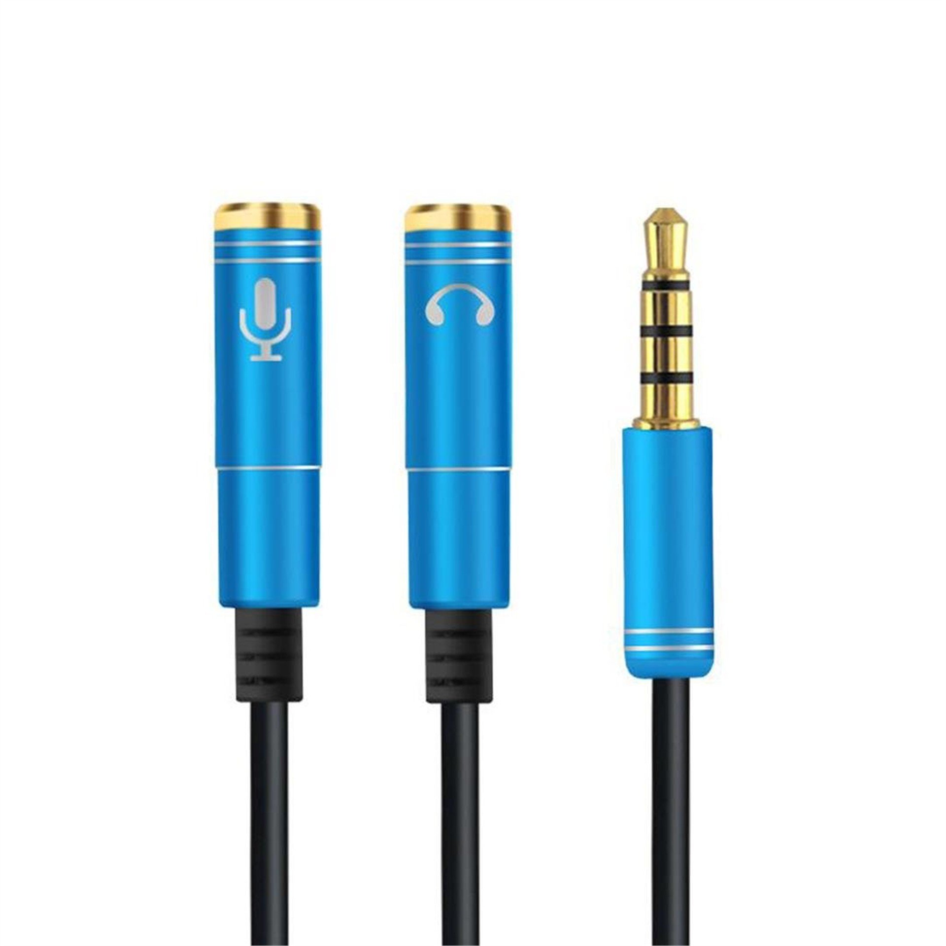 Powermaster Powermaster PM-3839 3.5 Mm Stereo Kulaklık + Hoparlör Çoklayıcı Kablo - AUX Kablolar