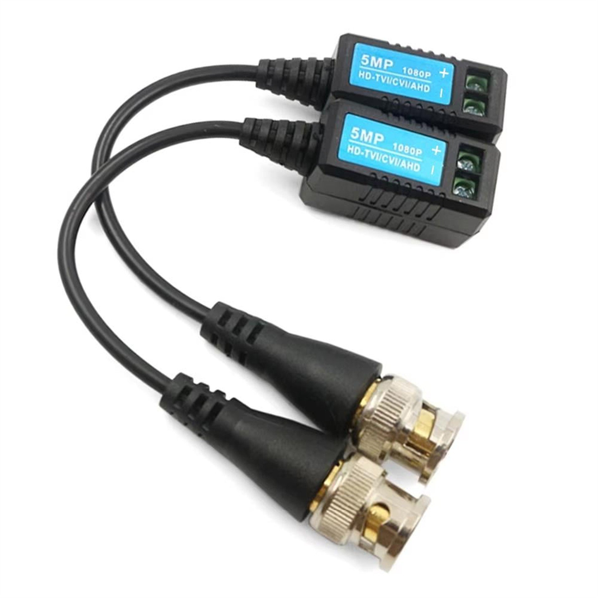Powermaster Powermaster PM-3895 Max. 400 Metre HD-TVI-CVI-AHD-CVBS Video Balun - Fiş - Jack - Şase