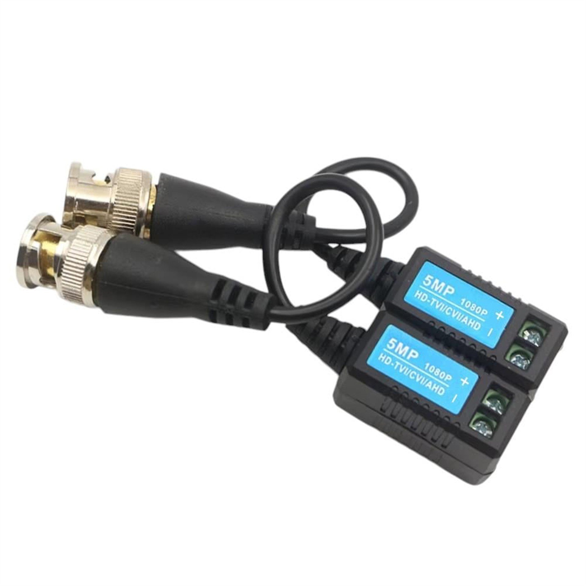 Powermaster Powermaster PM-3895 Max. 400 Metre HD-TVI-CVI-AHD-CVBS Video Balun - Fiş - Jack - Şase