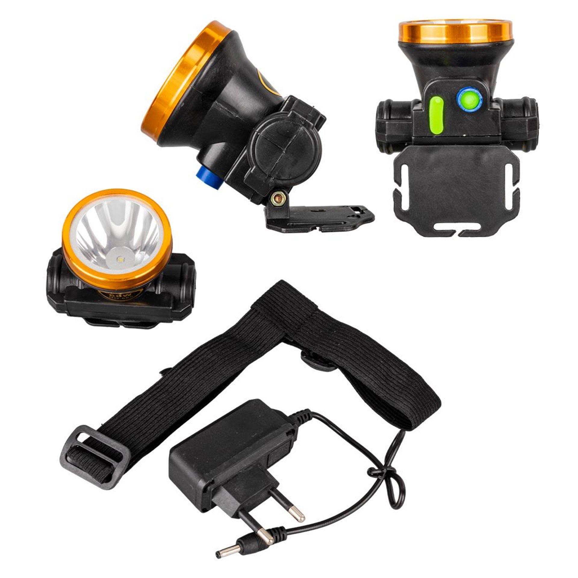 Powermaster PowerMaster PM-4524 Power Ledli Su Geçirmez Şarjlı Balıkçı Kafa Feneri - Kafa Feneri
