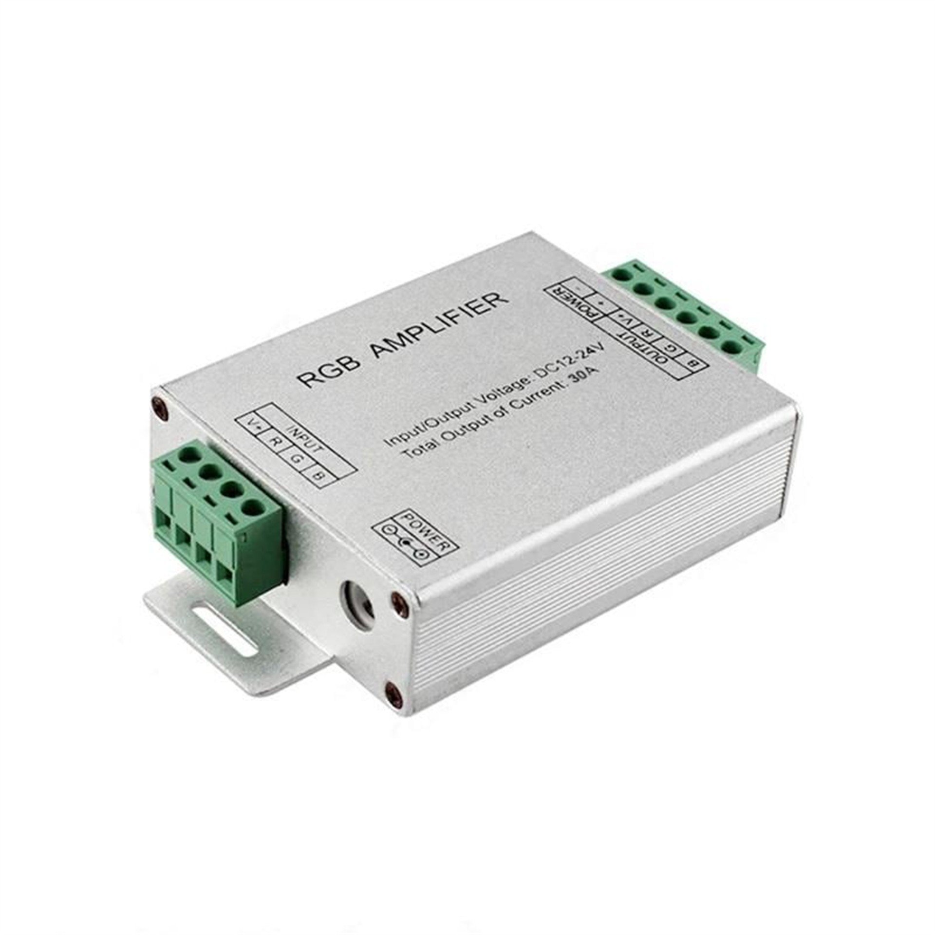 Powermaster PowerMaster PM-4877 12 Volt - 24 Volt 30 Amper RGB Şerit Led Amplifier (Repeater) - RGB Kontrol Devreleri