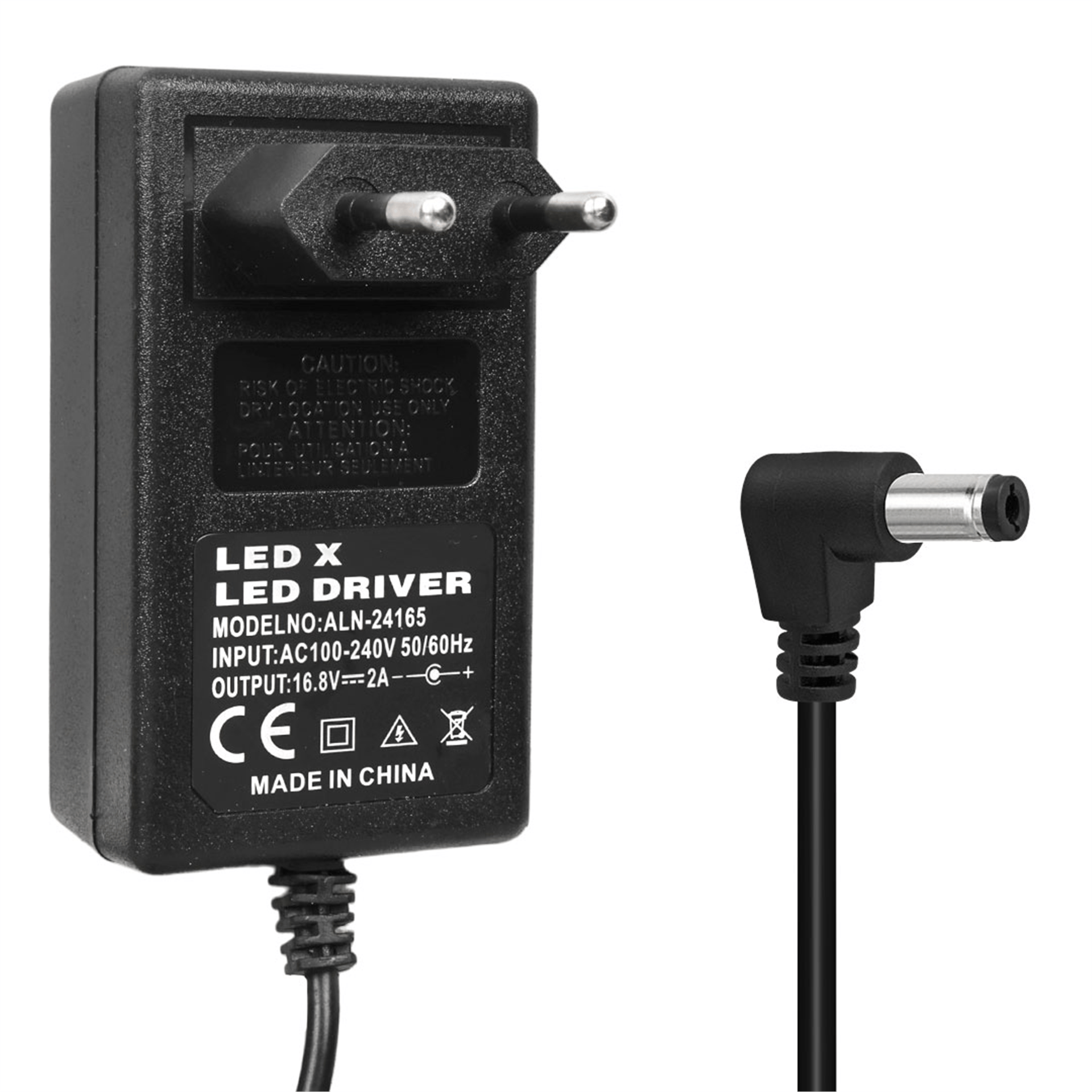 Powermaster Powermaster PM-5284 16.8 Volt - 2 Amper - 33.6 Watt 5.5*2.5 Mm L Uçlu Şarjlı Matkap Adaptörü - Matkap Adaptörü